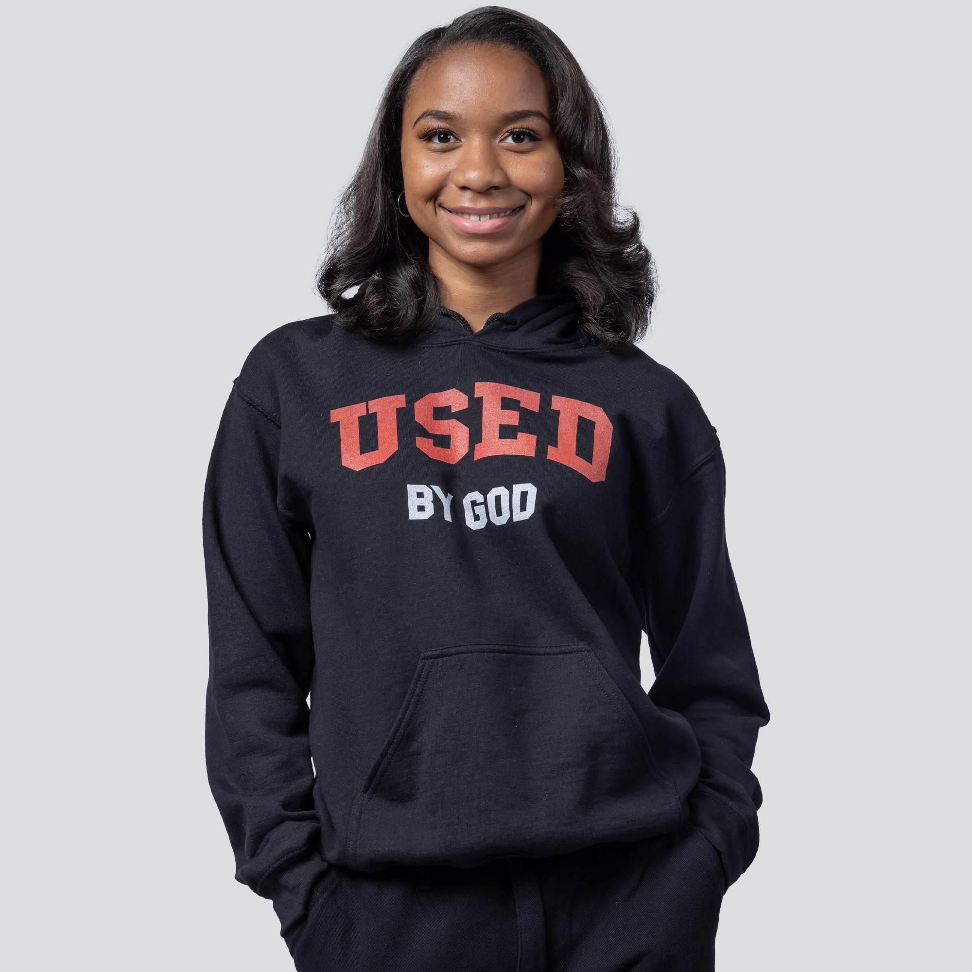 UBG Collegiate Fire White Hoodie