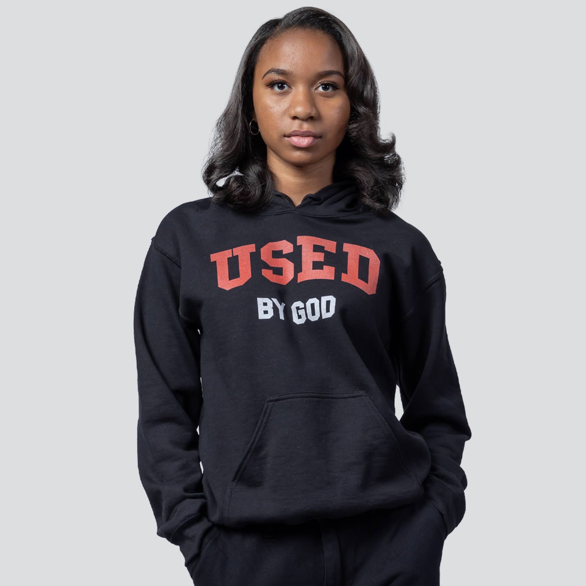 UBG Collegiate Fire White Hoodie