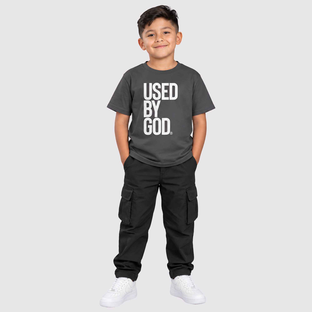 UBG Logo Kids Tee Charcoal