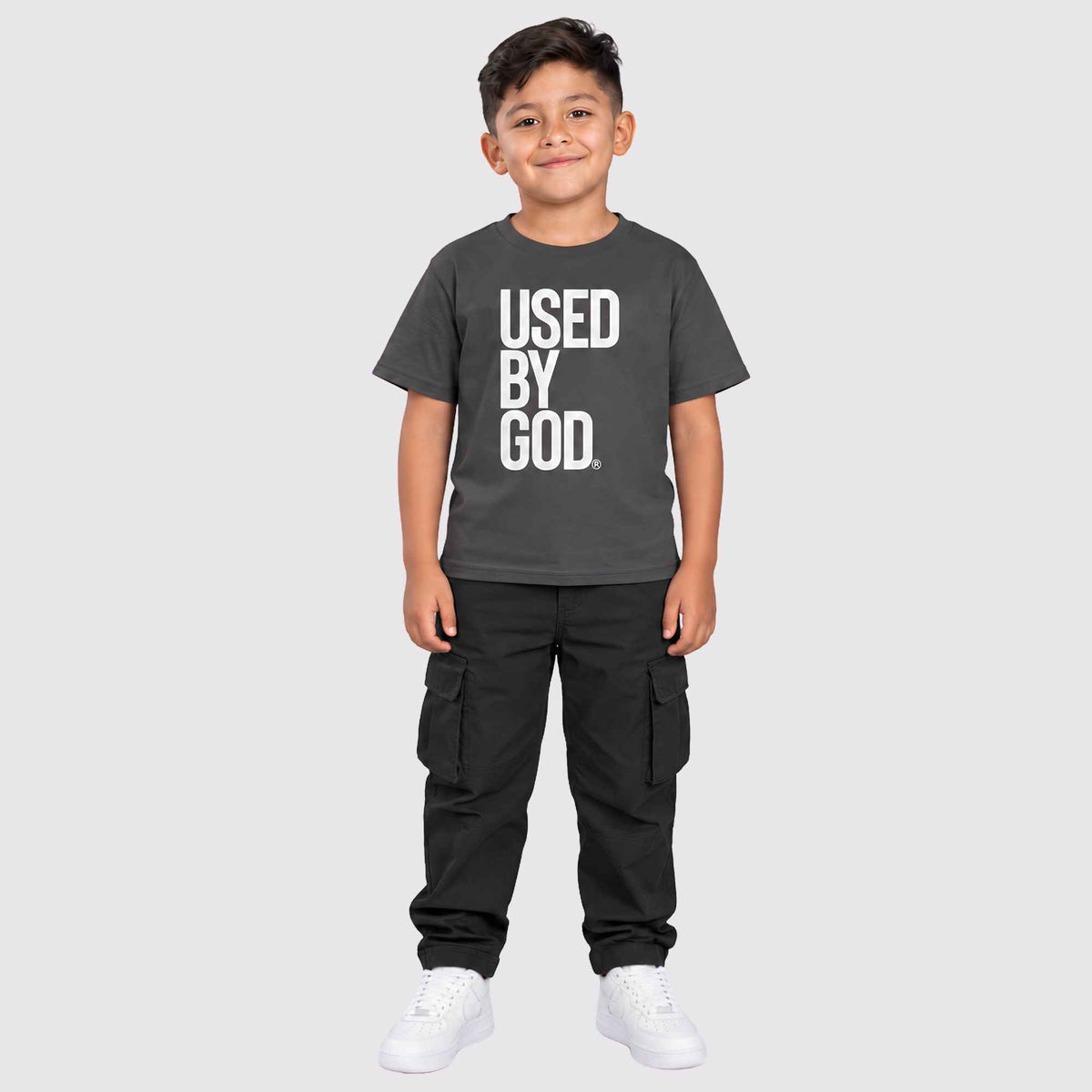 UBG Logo Kids Tee Charcoal