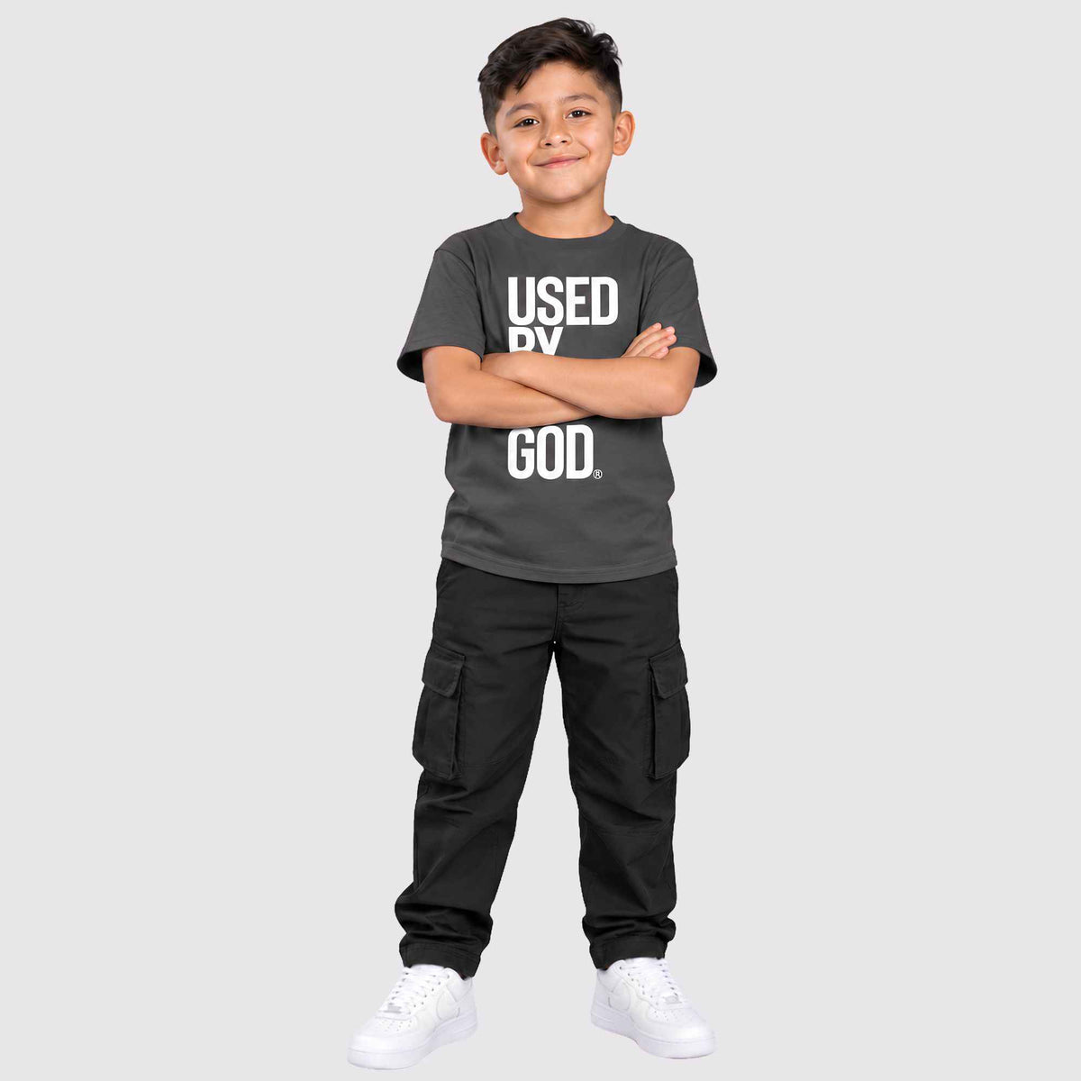 UBG Logo Kids Tee Charcoal