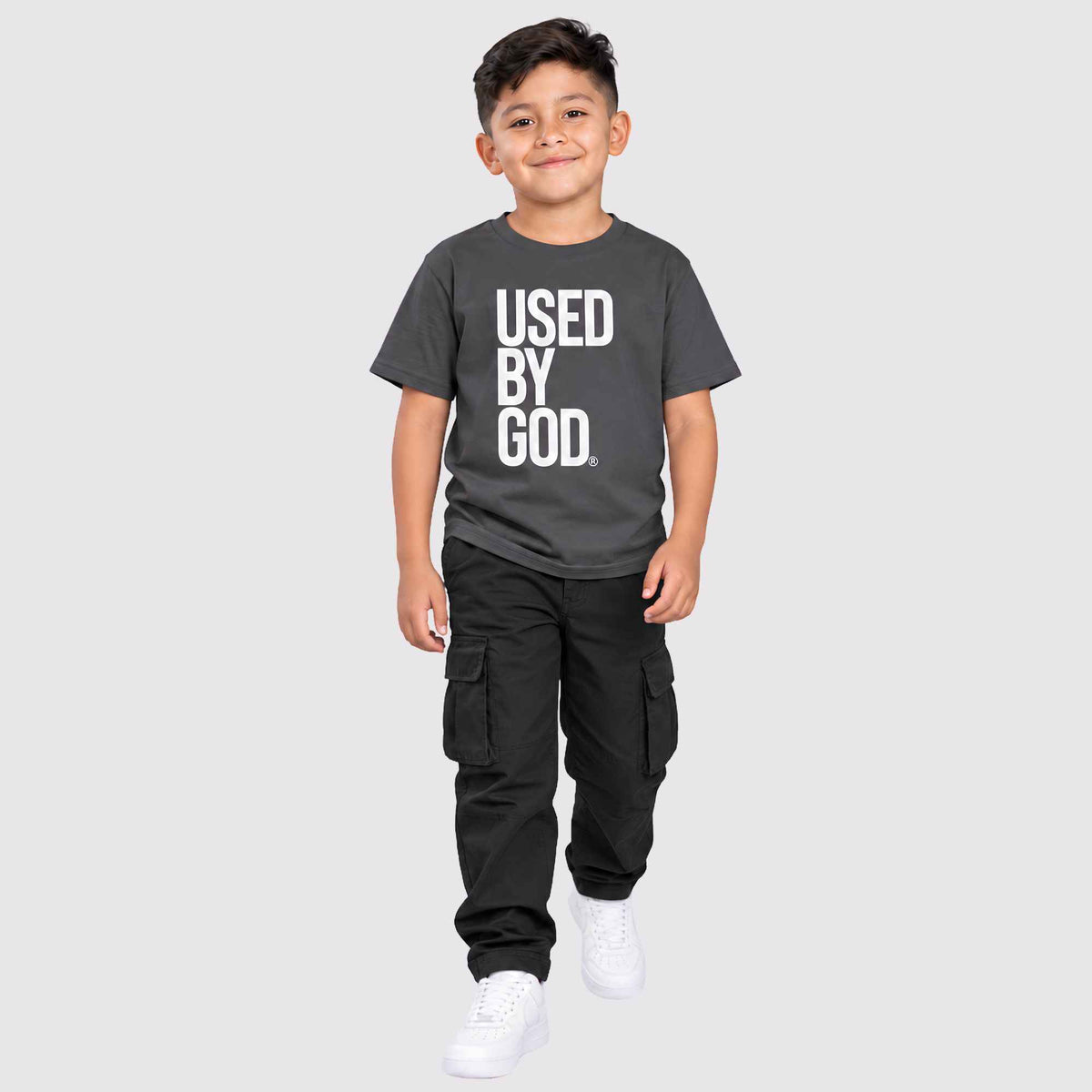 UBG Logo Kids Tee Charcoal