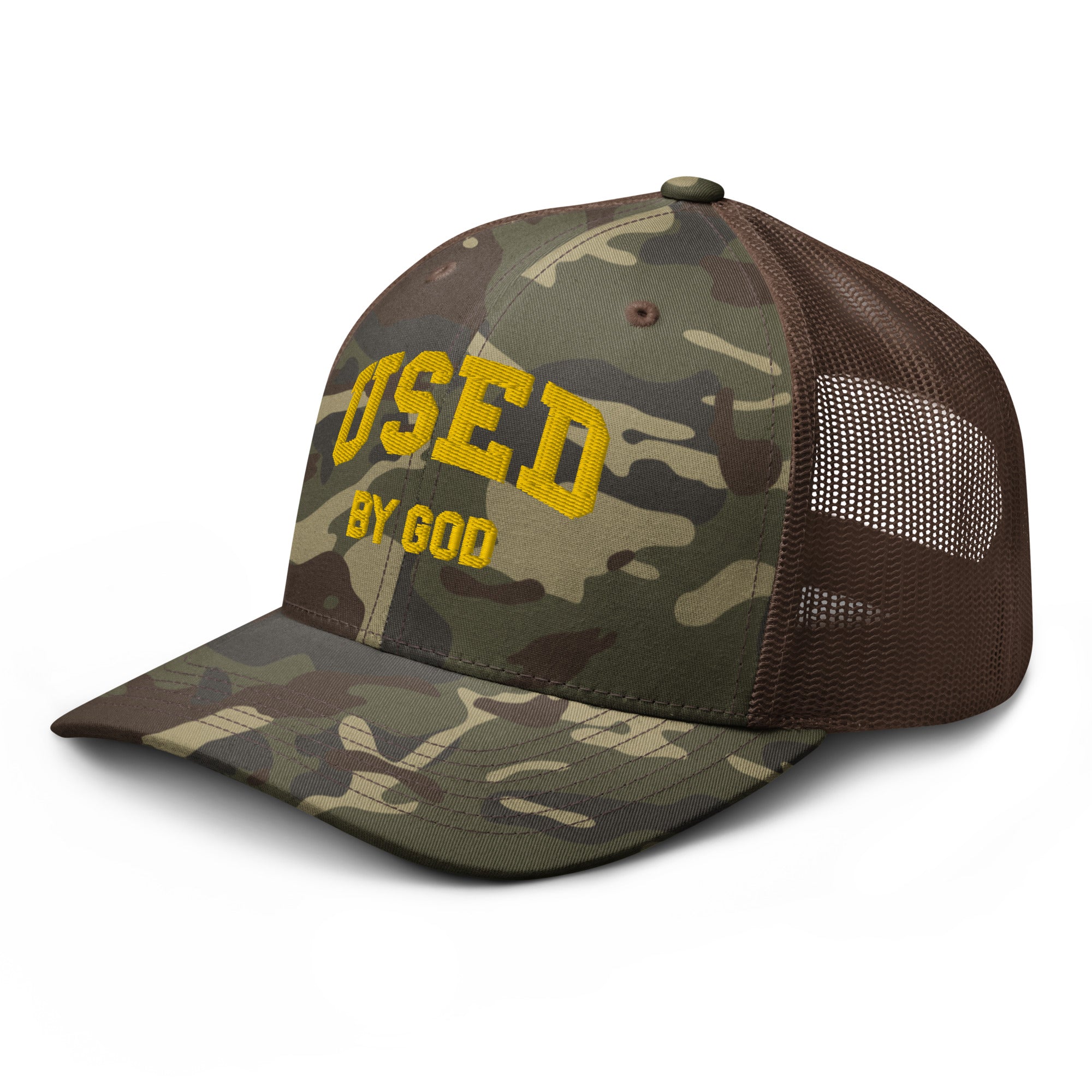 UBG Collegiate Camo Sun Trucker Hat