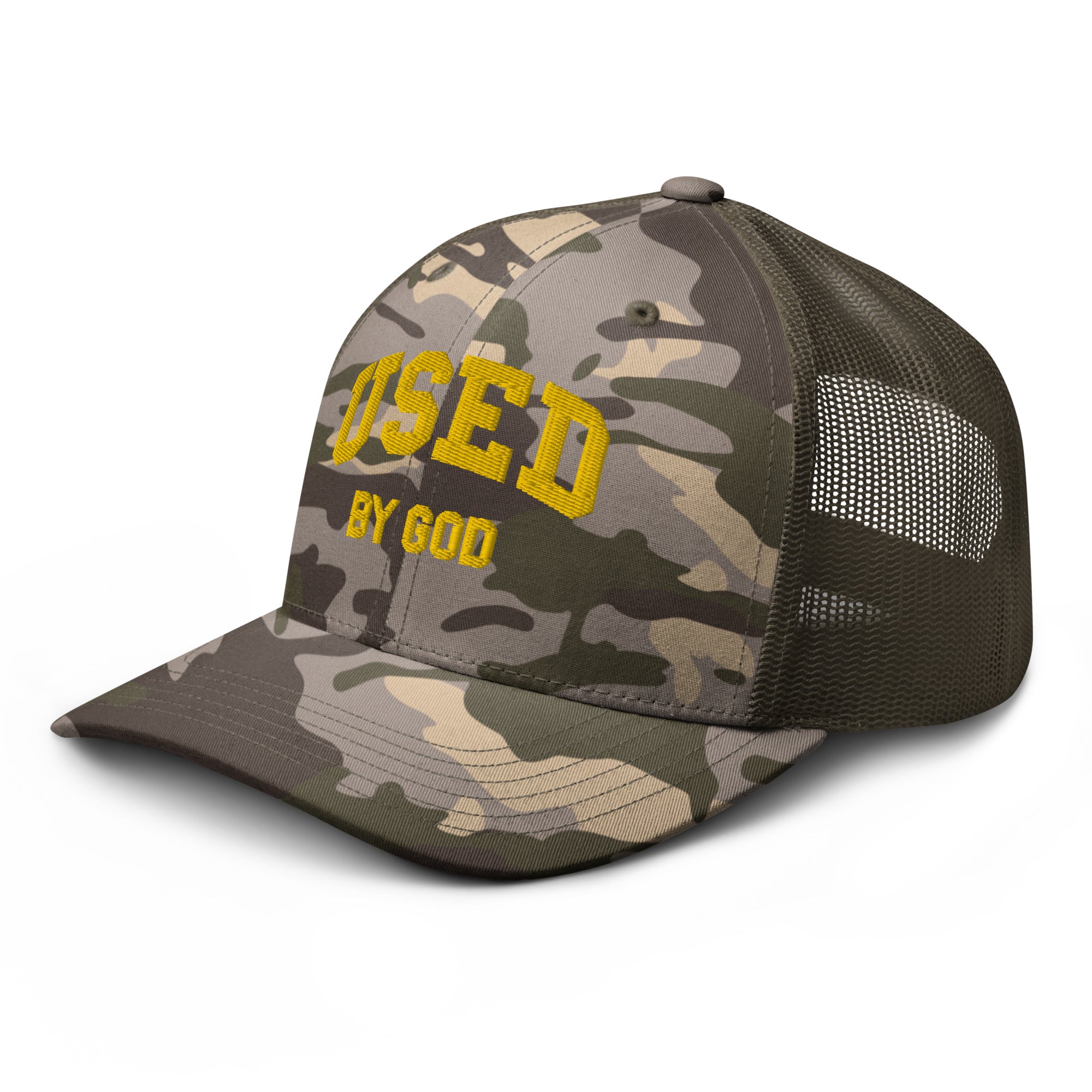 UBG Collegiate Camo Sun Trucker Hat