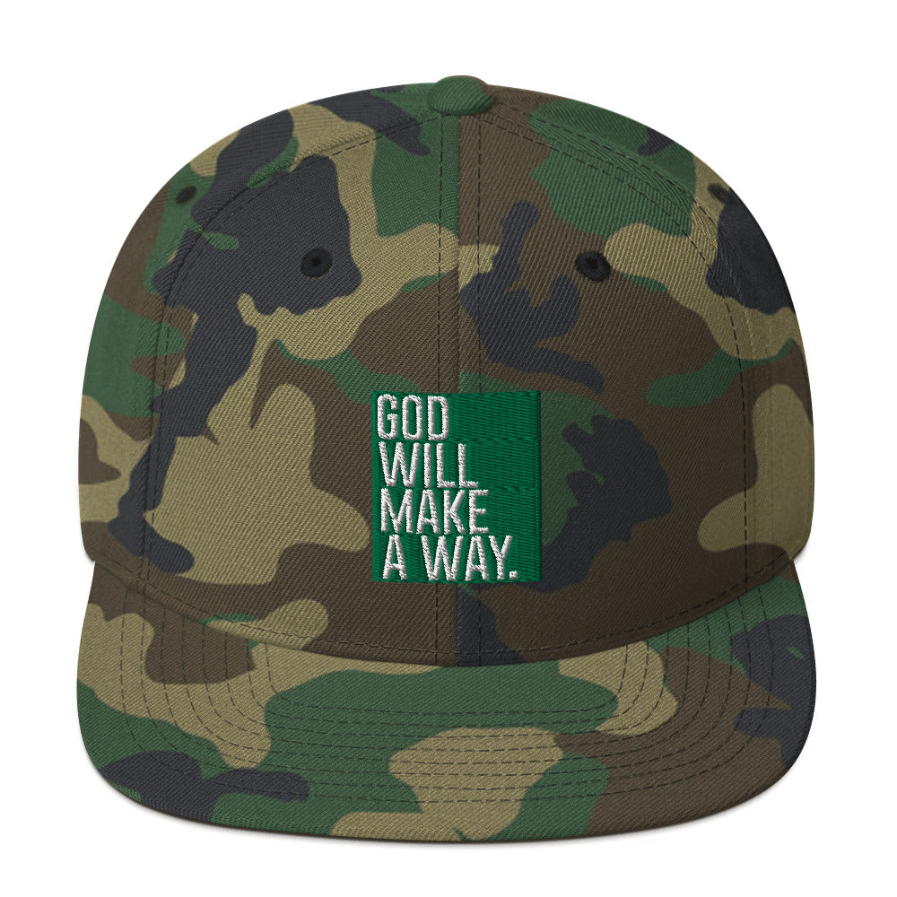 God Will Make A Way Snapback Hat, Used By God, Used By God Clothing, Christian Apparel, Christian Hats, Christian T-Shirts, Christian Clothing, God Shirts, Christian Sweatshirts, God Clothing, Jesus Hoodie, Jesus Clothes, God Is Dope, Art Of Homage, Red Letter Clothing, Elevated Faith, Active Faith Sports, Beacon Threads, God The Father Apparel