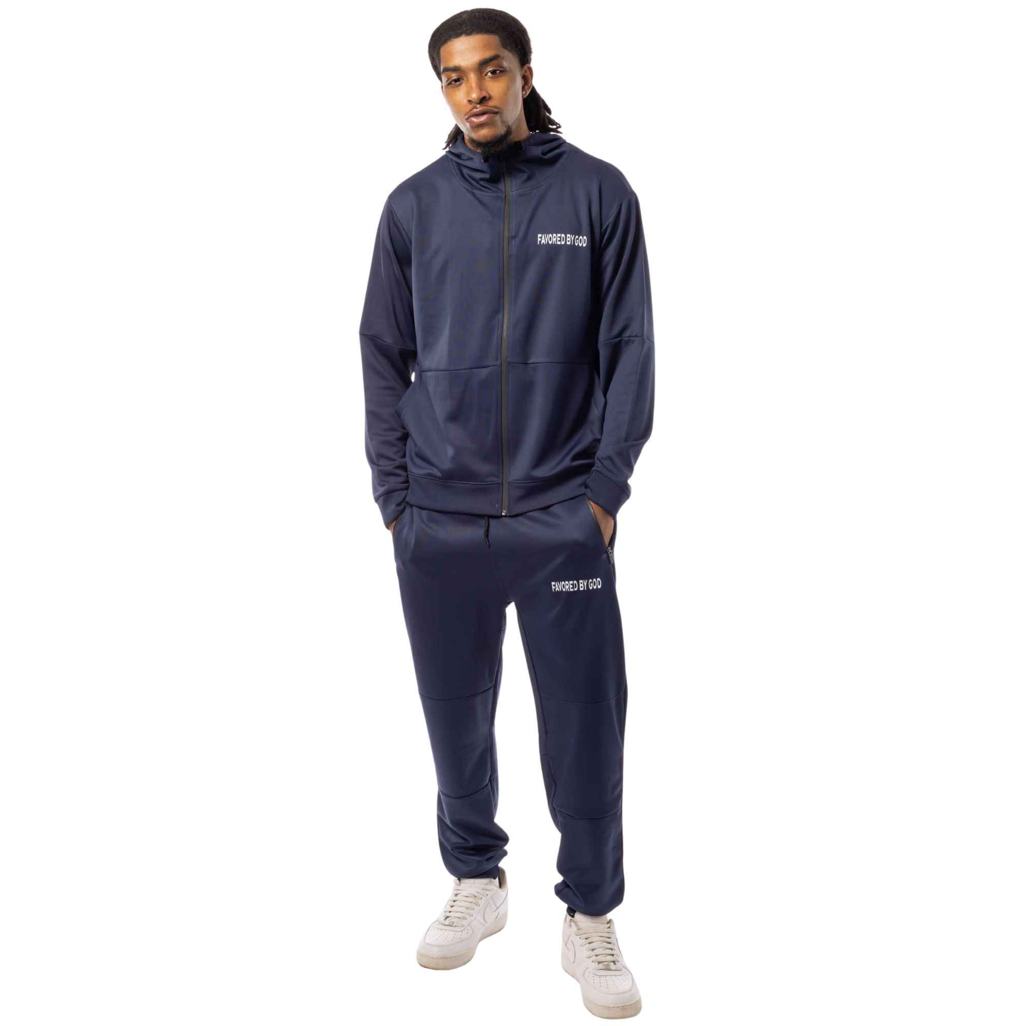 favored by God tracksuit, Used By God, God's Plan My Plan, Christian Apparel, Christian Clothing, God is Dope, Art of Homage, Elevated Faith, The God Made Store, Beacon Threads