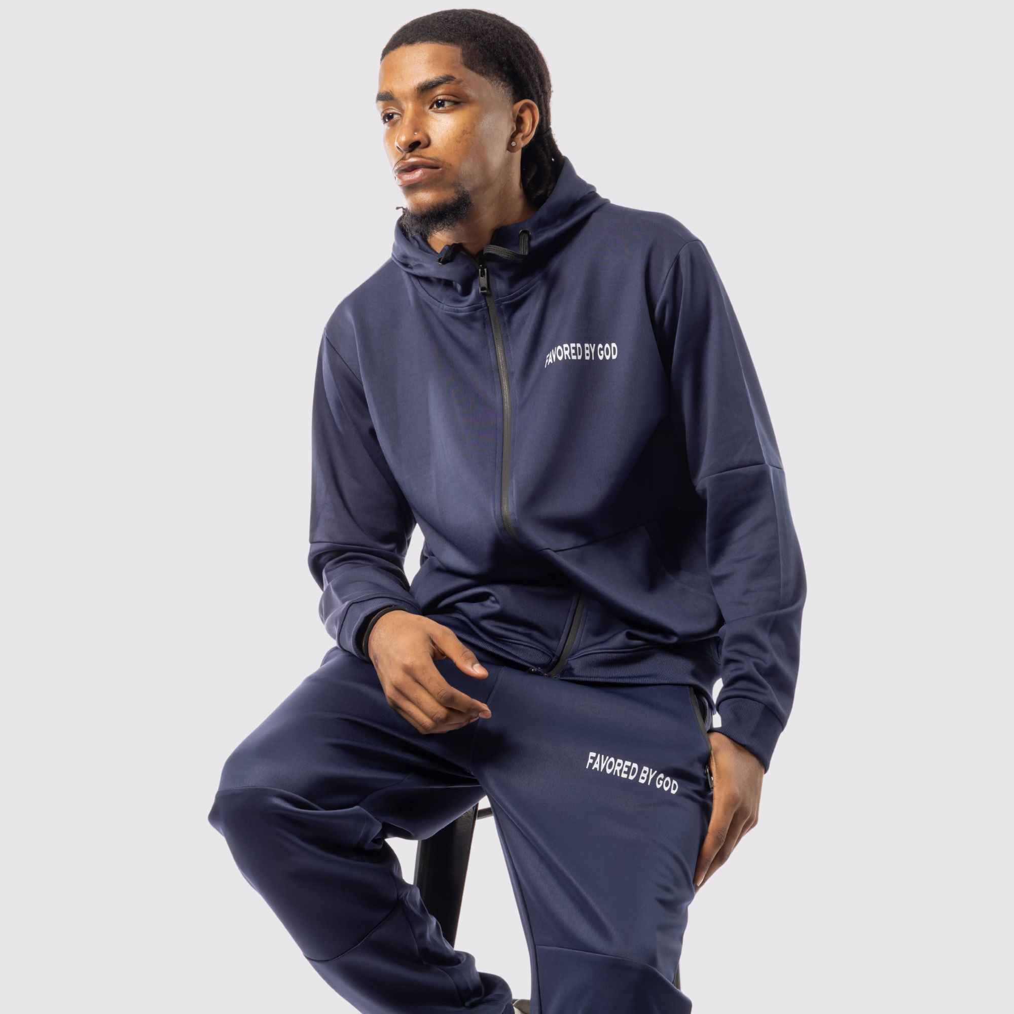 Favored By God Men's Navy Tracksuit
