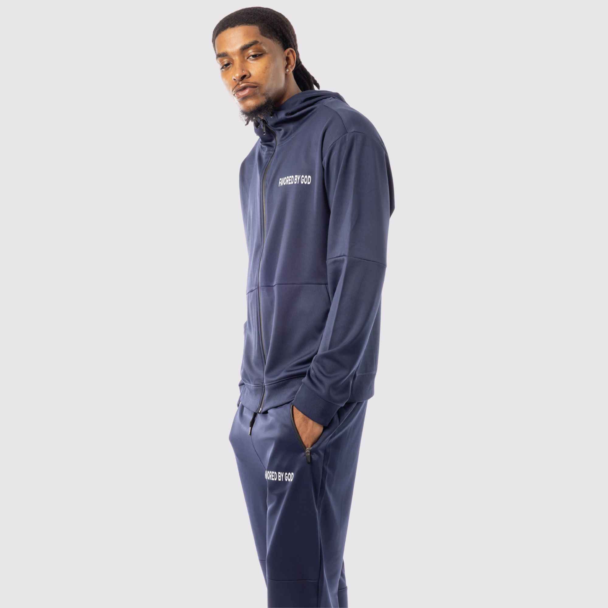 Favored By God Men's Navy Tracksuit