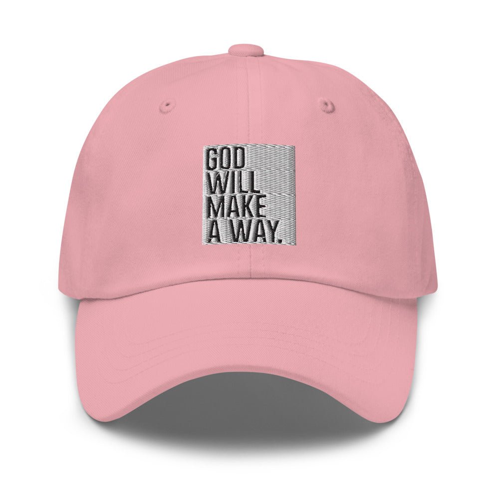 God Will Make A Way Dad Hat, Used By God, Used By God Clothing, Christian Apparel, Christian Hats, Christian T-Shirts, Christian Clothing, God Shirts, Christian Sweatshirts, God Clothing, Jesus Hoodie, Jesus Clothes, God Is Dope, Art Of Homage, Red Letter Clothing, Elevated Faith, Active Faith Sports, Beacon Threads, God The Father Apparel