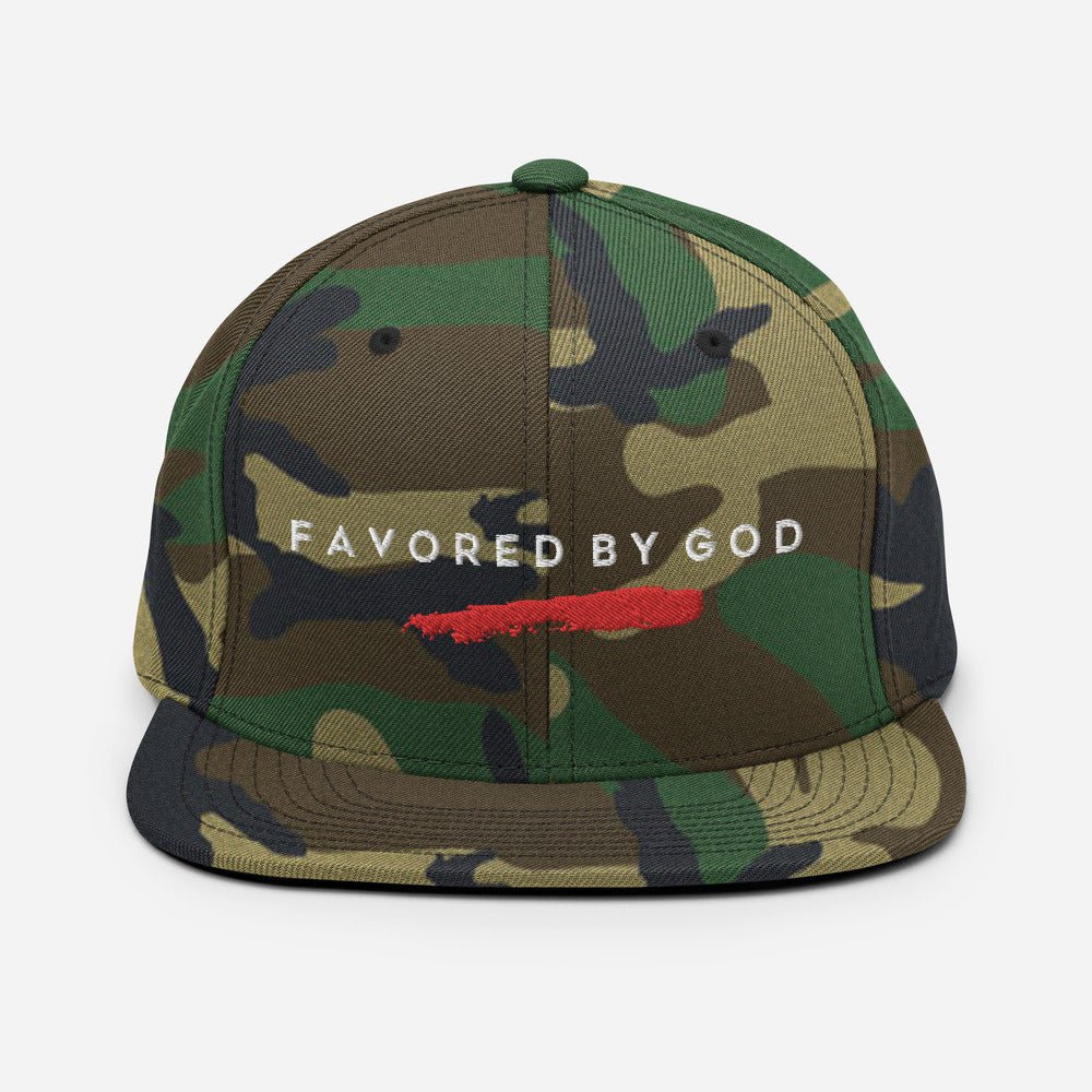 By His Stripes Favored Snapback Hat