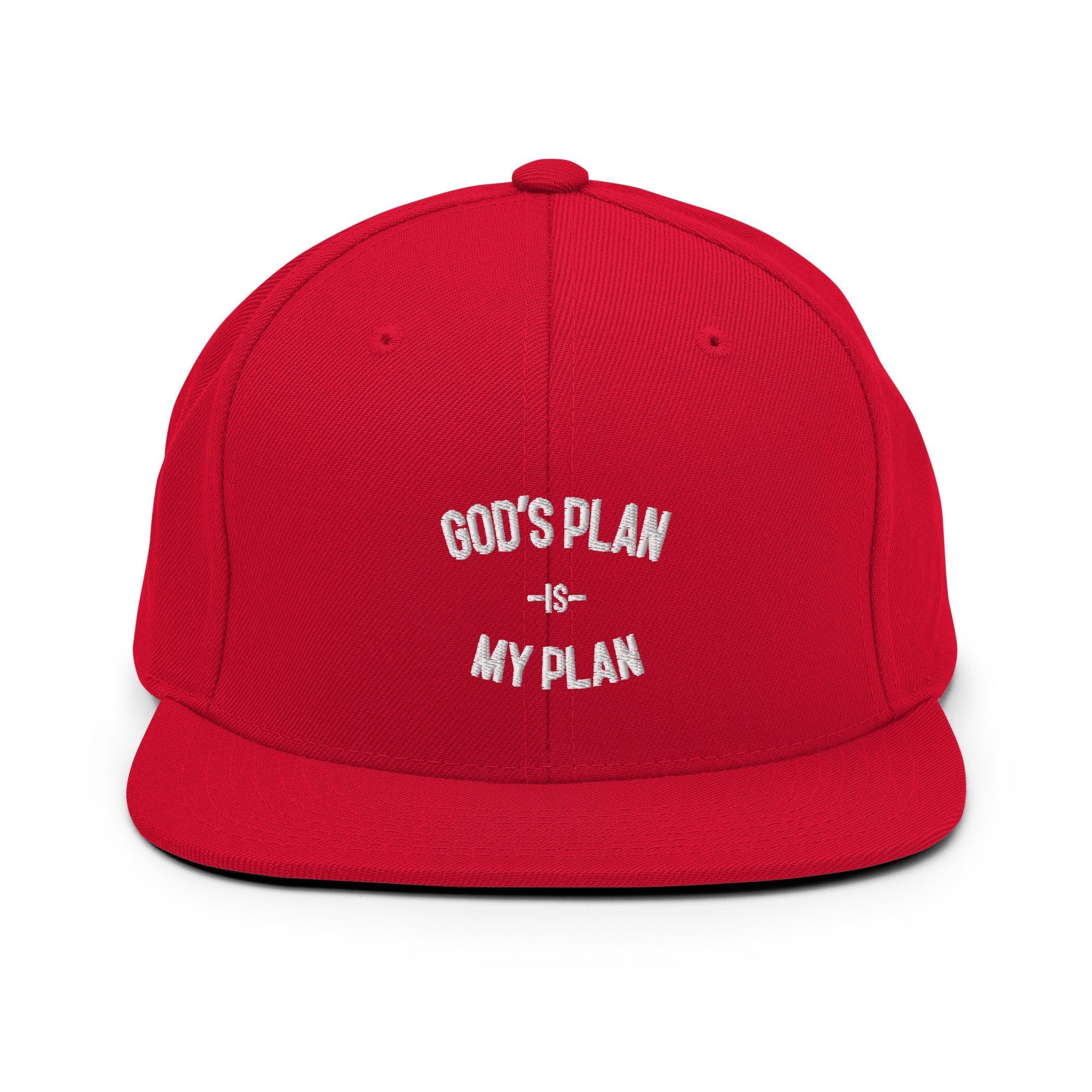 God's Plan My Plan Snapback Hat