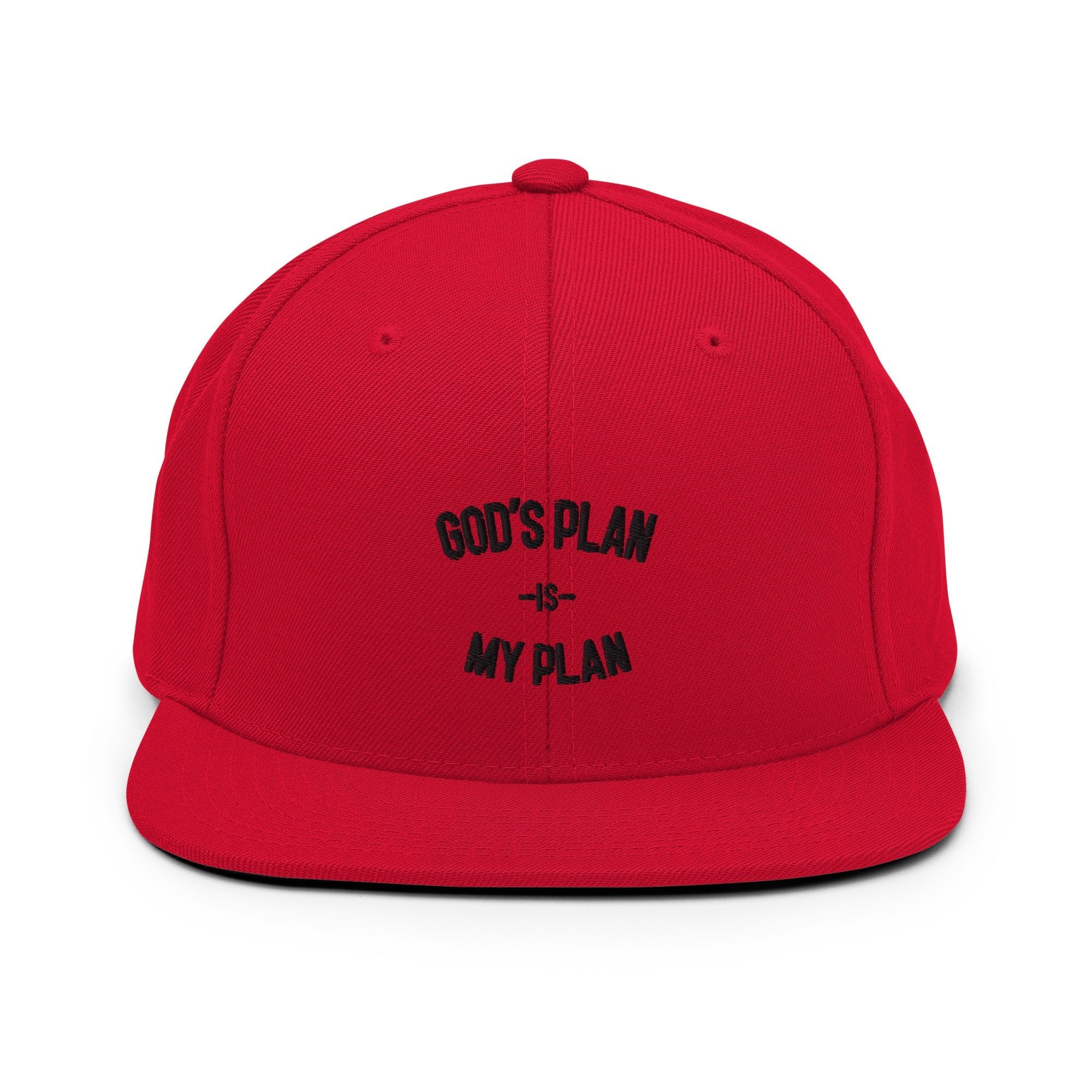 God's Plan My Plan Original Snapback Hat
