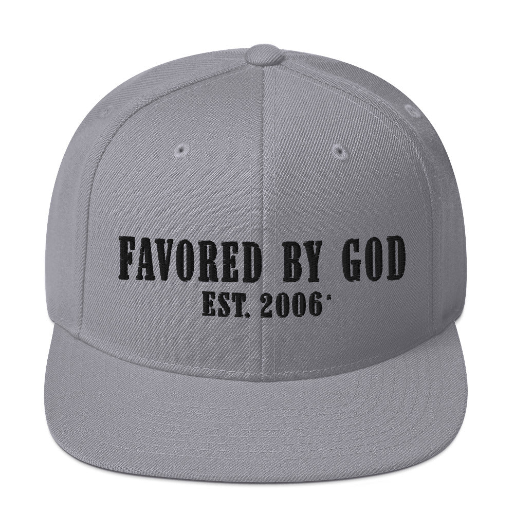 Favored By God Est. 2006 Original Snapback Hat