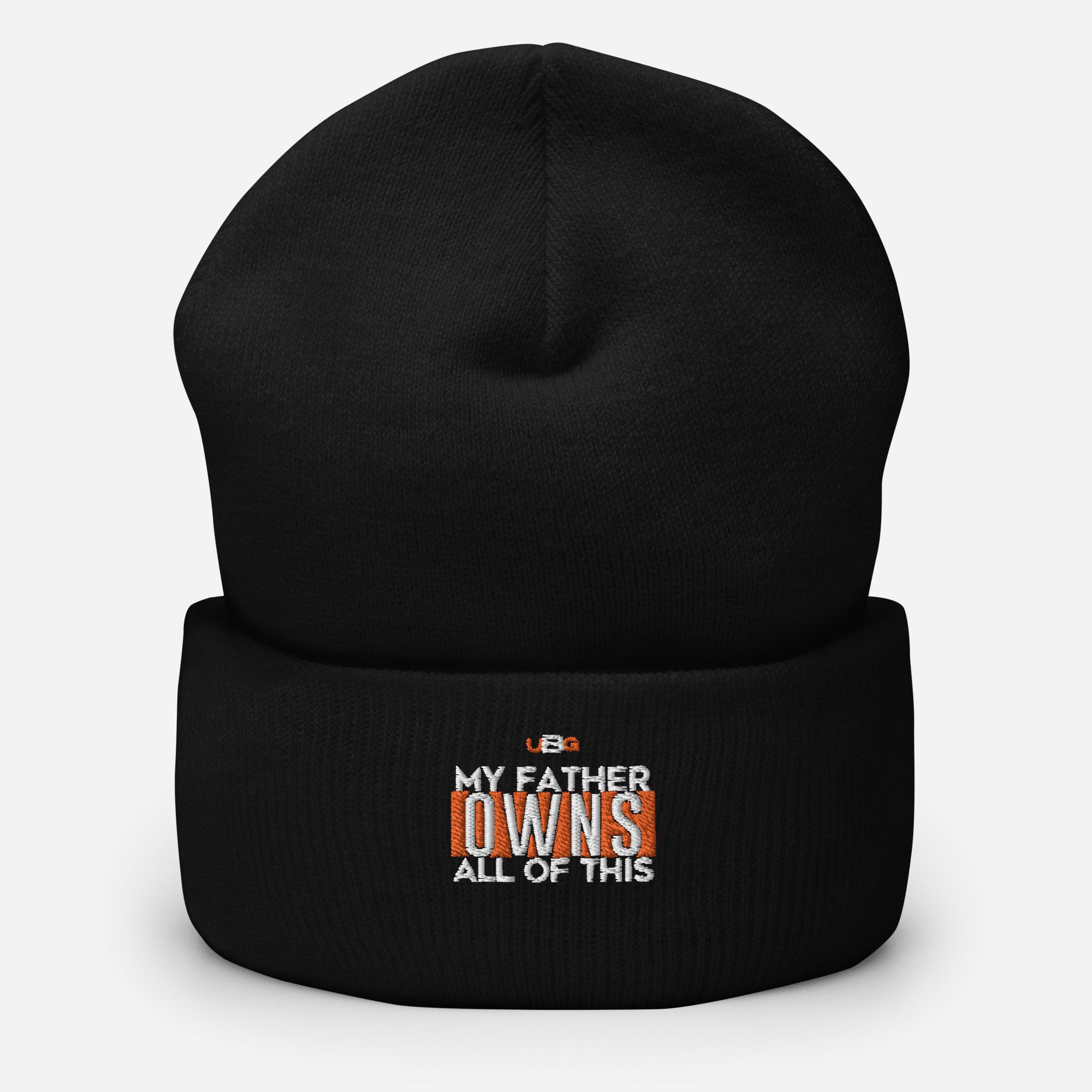 God's Plan Is My Plan Beanie, christian hats, christian apparel, christmas gift, christian clothing, used by god clothing, ubg clothing, elevated faith, active faith, god is dope, 3:16 collection, beanie, cuffed beanie, designer beanie, god's plan is my plan, christian t-shirt, christian shirt, christian clothing brand, favored by god, god's favor, god the father apparel, My Father Owns All Of This