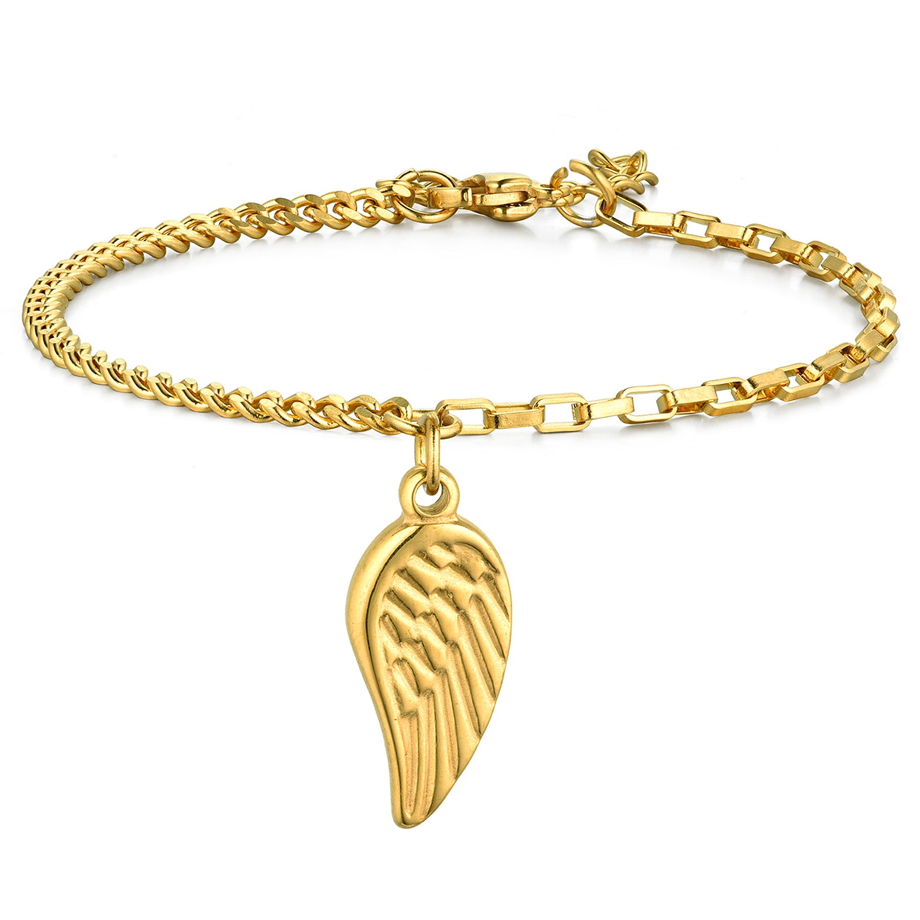Silver Angel Wing Bracelet