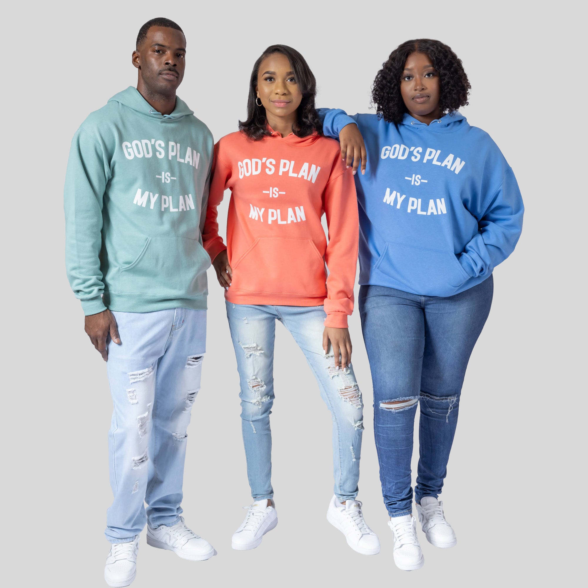 3 Hoodie Bundle God's Plan My Plan