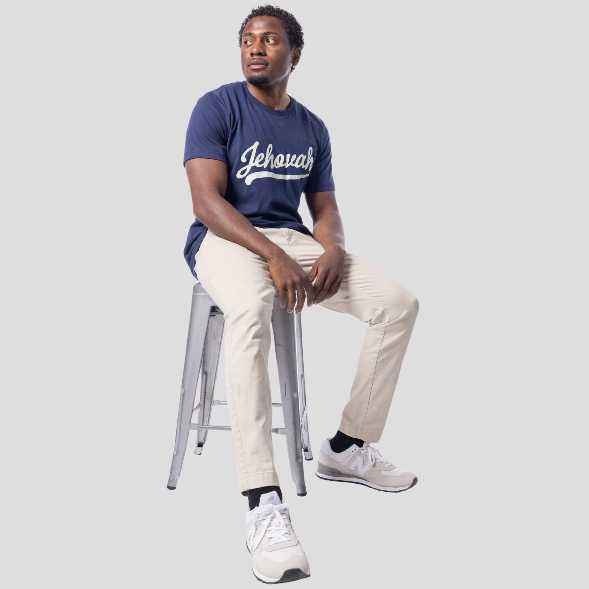 Jehovah Tee (Navy)
