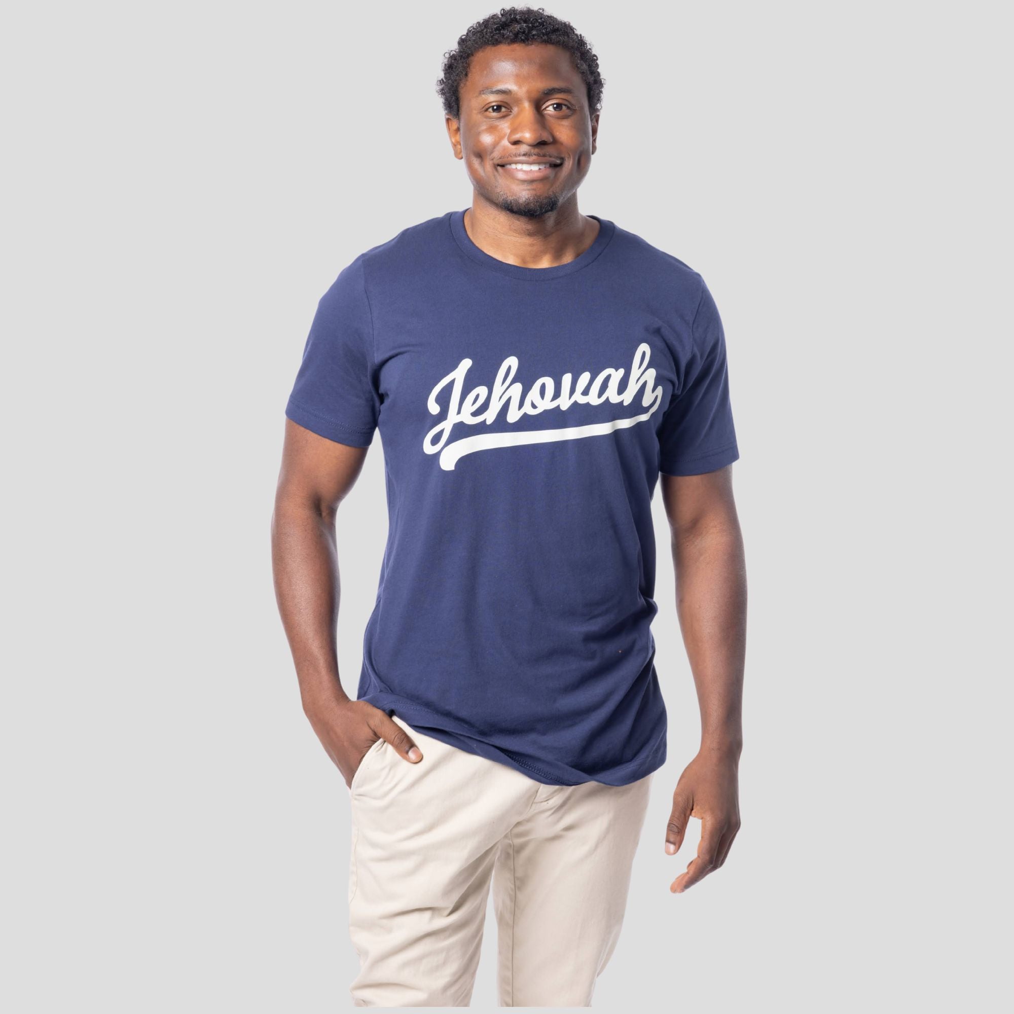 Jehovah Tee (Navy)