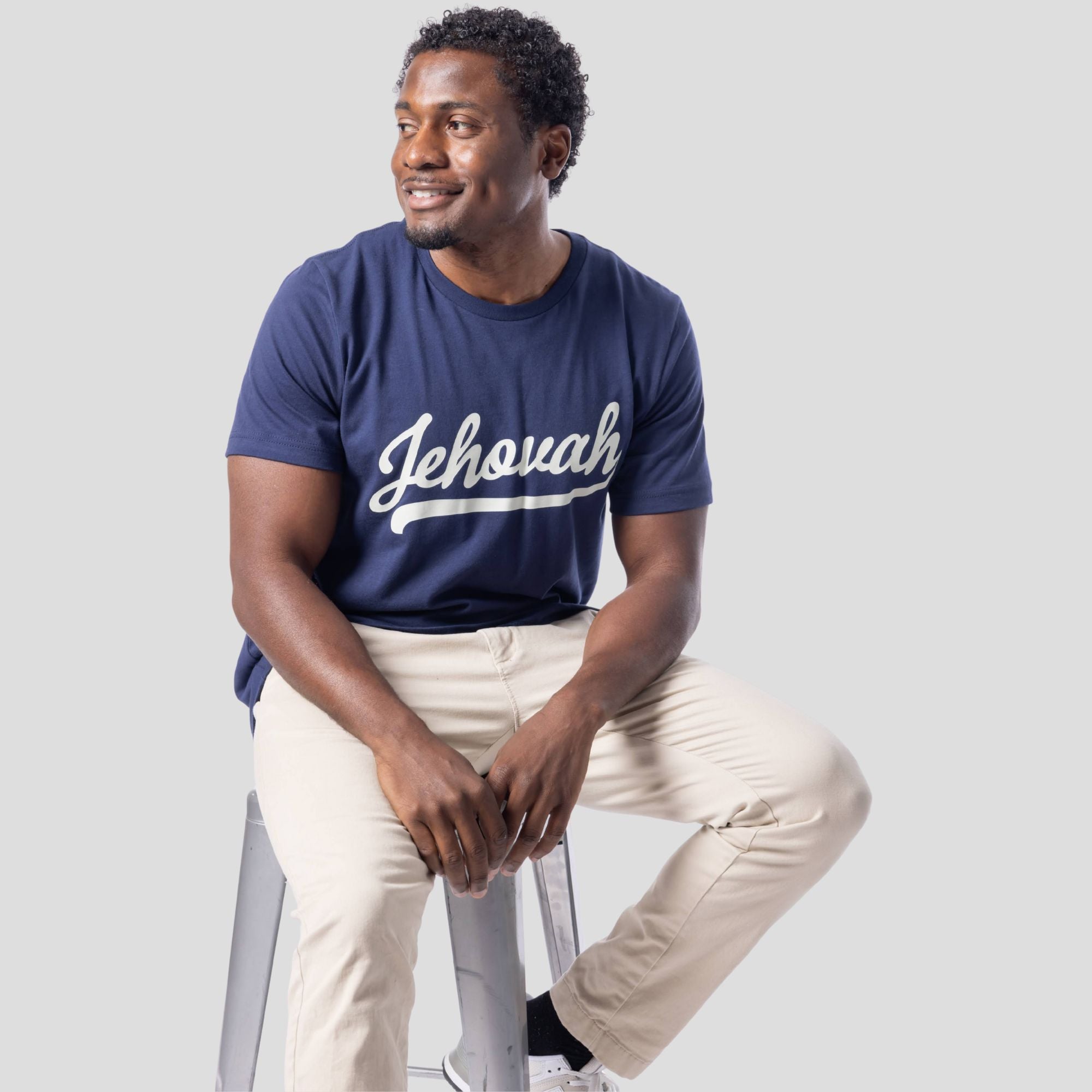 Jehovah Tee (Navy)