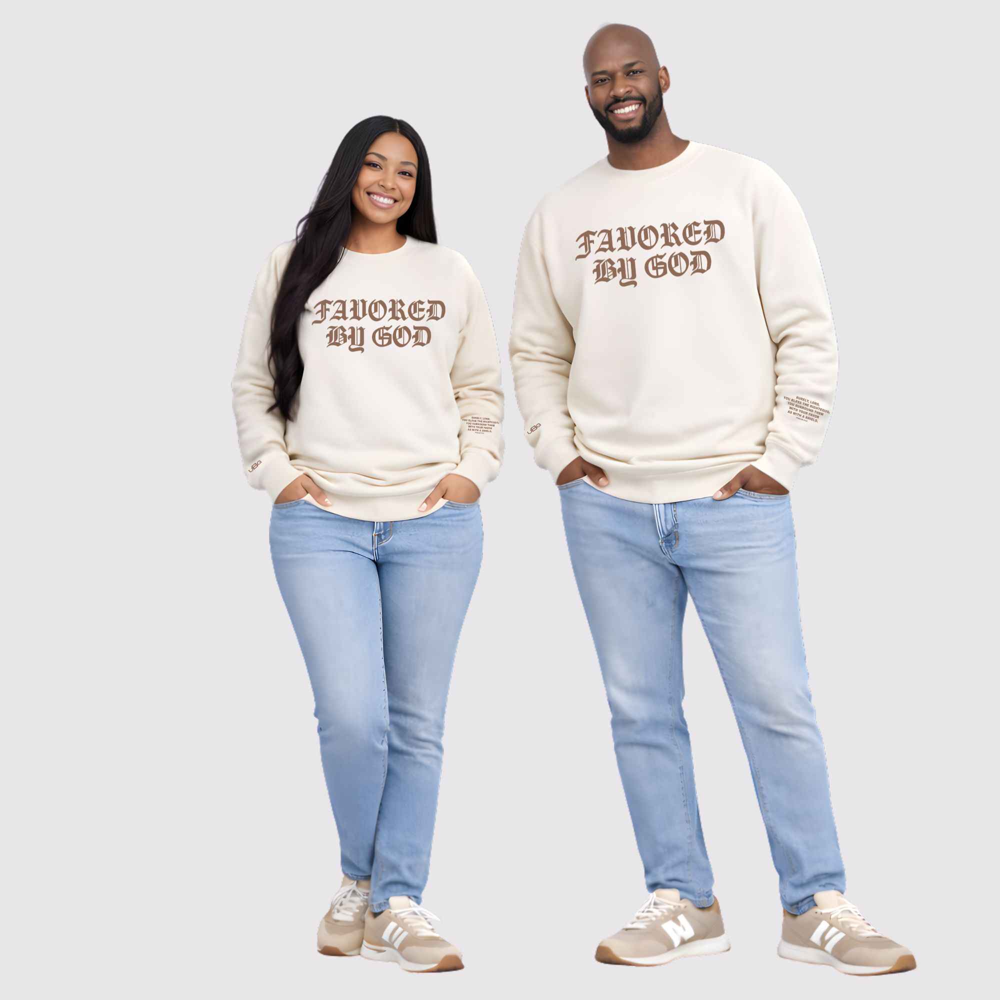 Favored By God Sweatshirt Natural