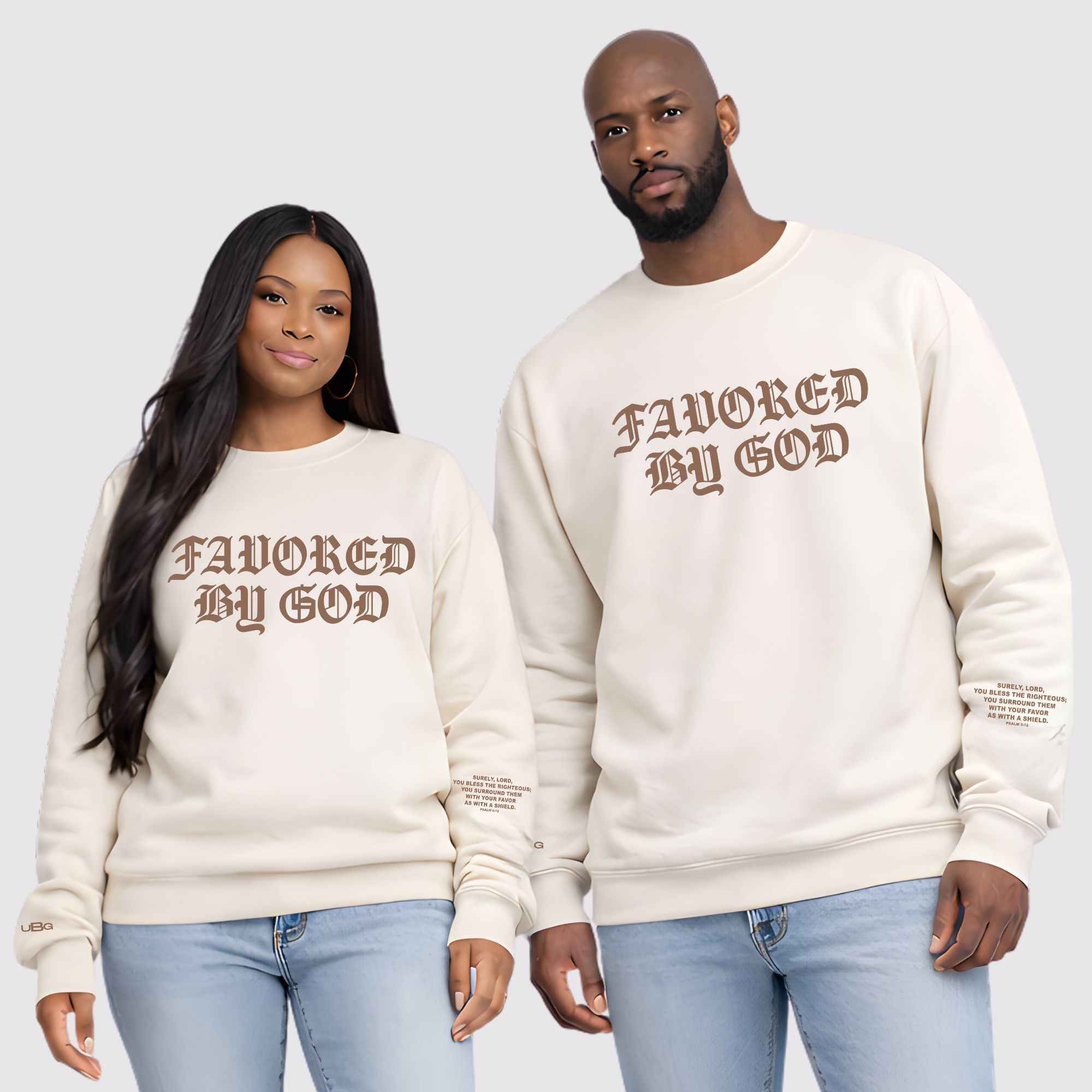 Favored By God Sweatshirt Natural