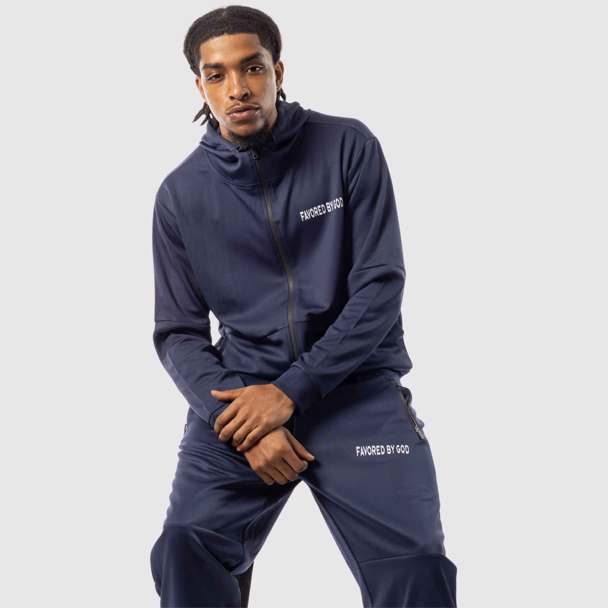 Favored By God Men's Navy Tracksuit