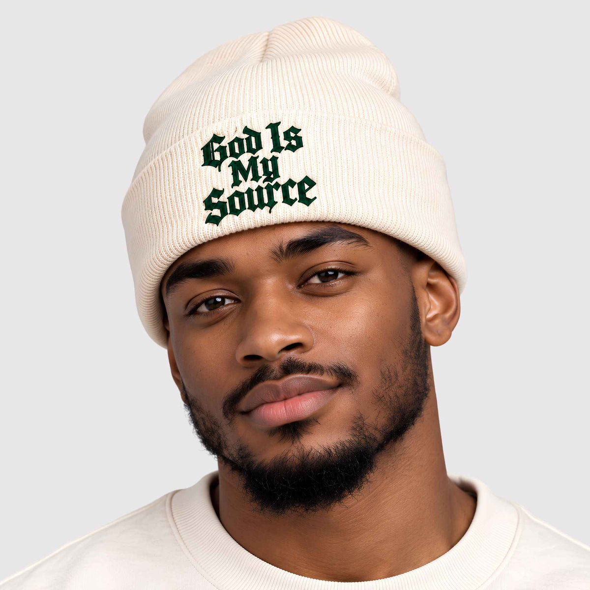 God Is My Source Beanie