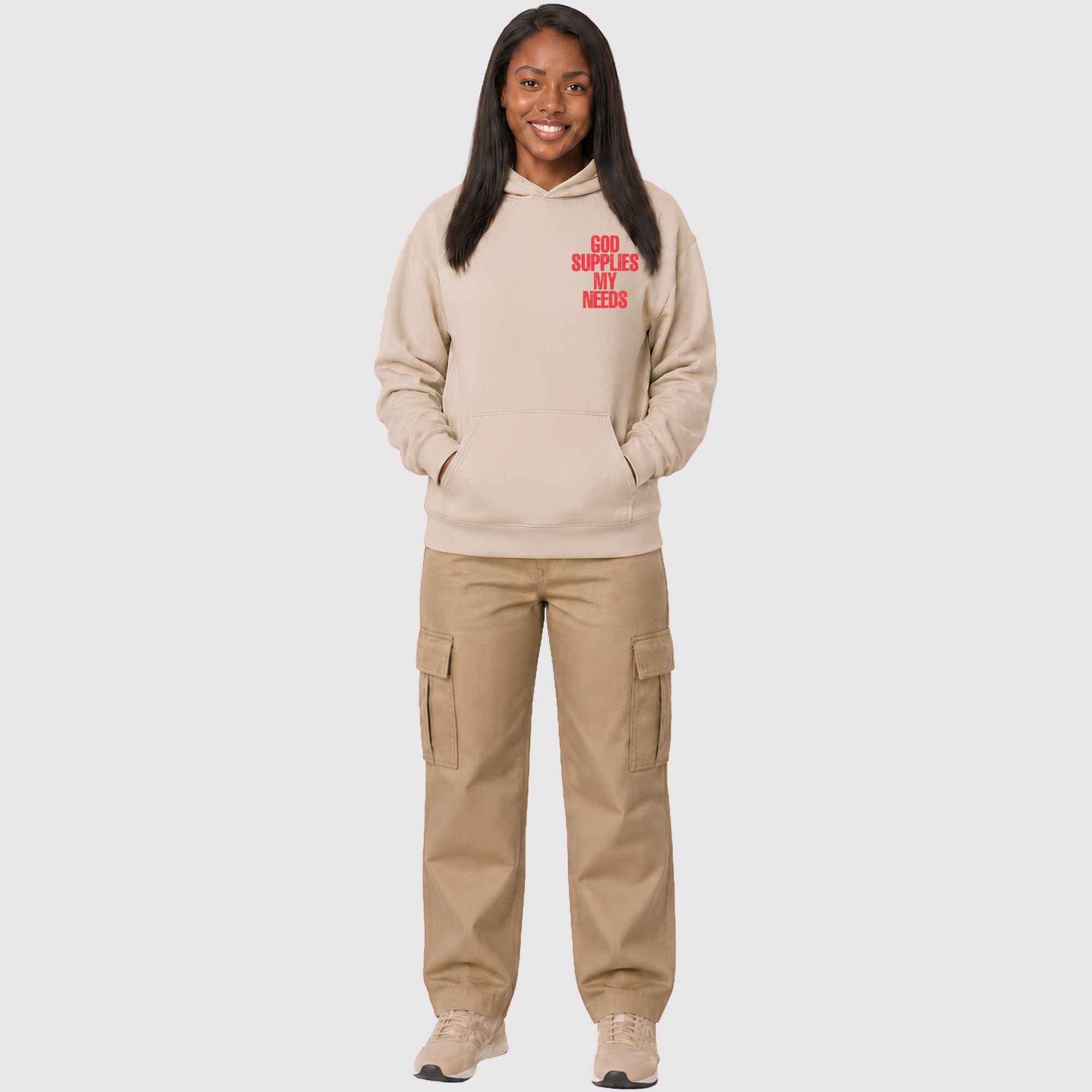 God Supplies My Needs Hoodie (Fire)