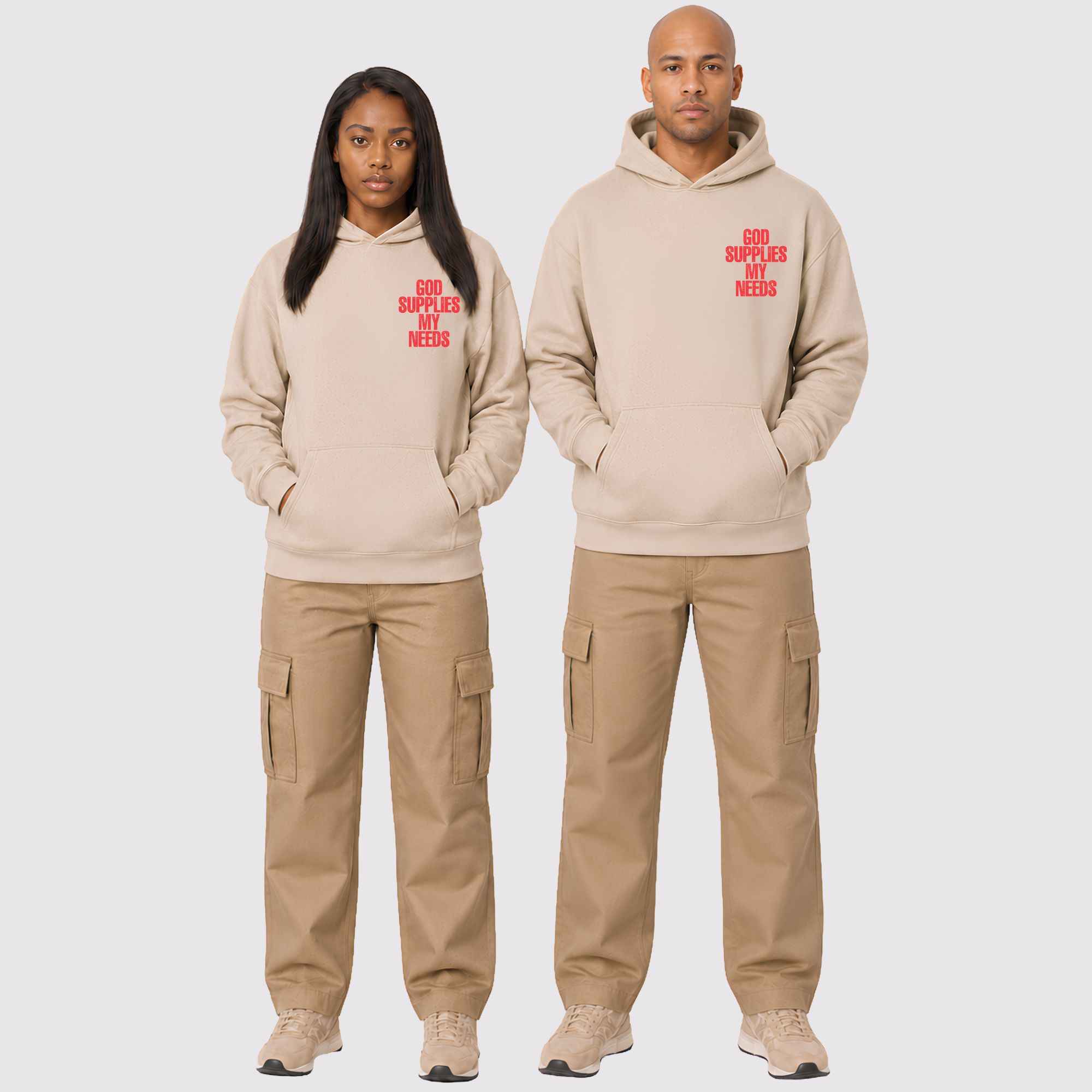 God Supplies My Needs Hoodie (Fire)