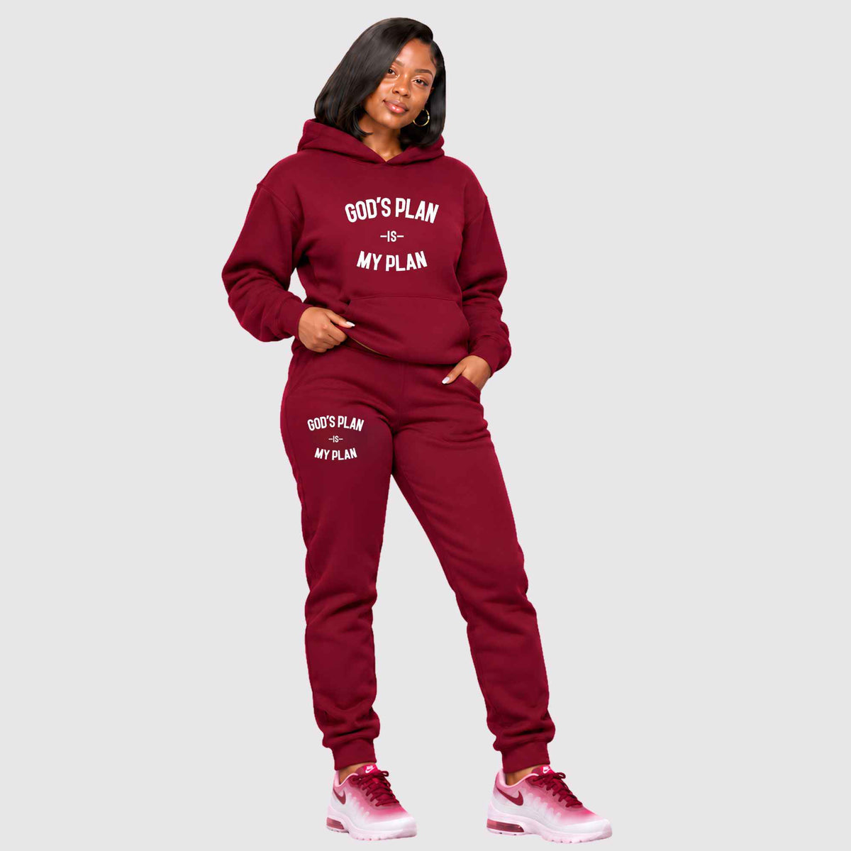 God's Plan My Plan Jogger Set Original