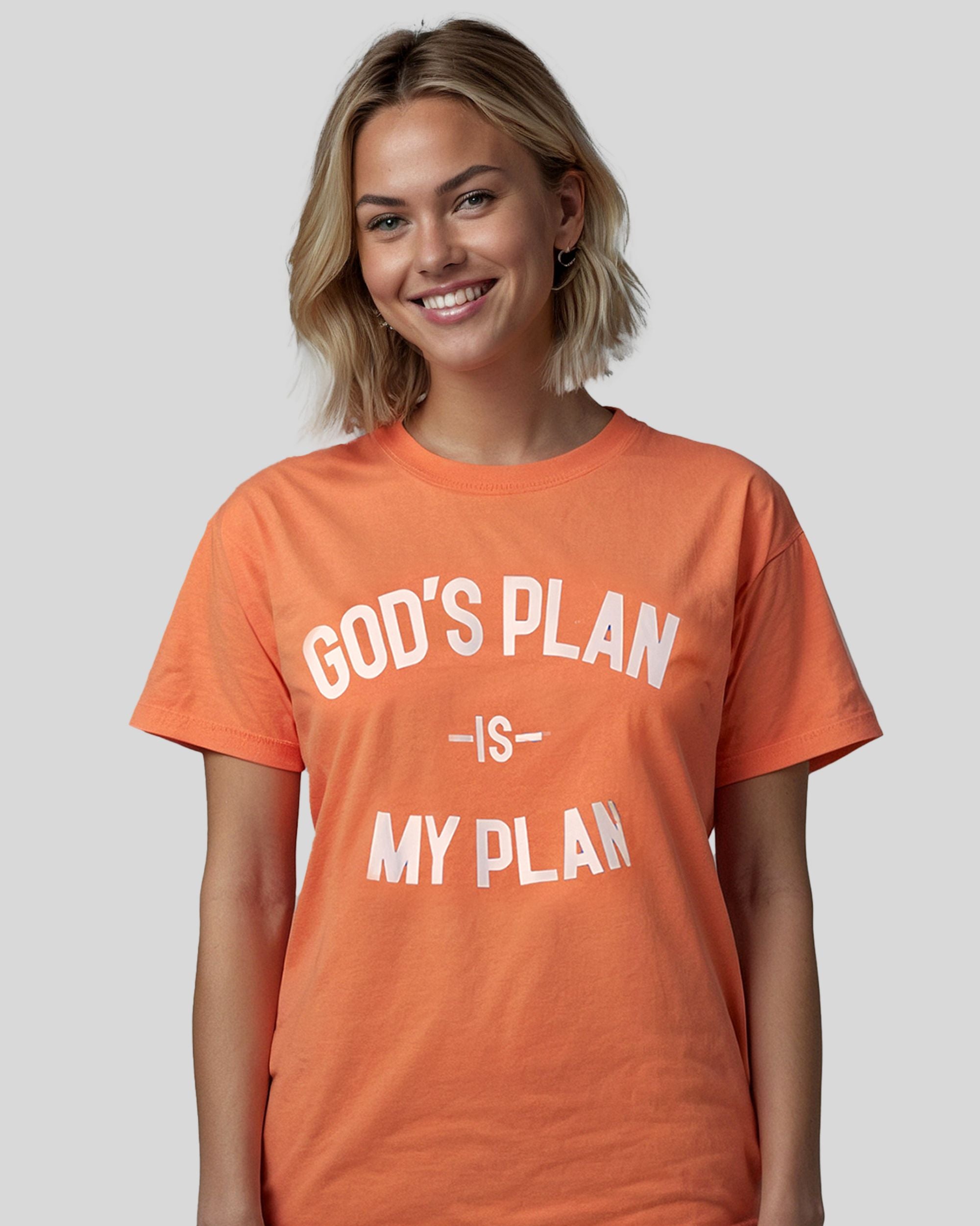 3 Tee Bundle God's Plan My Plan (Sage/Carolina Blue/Sunset)