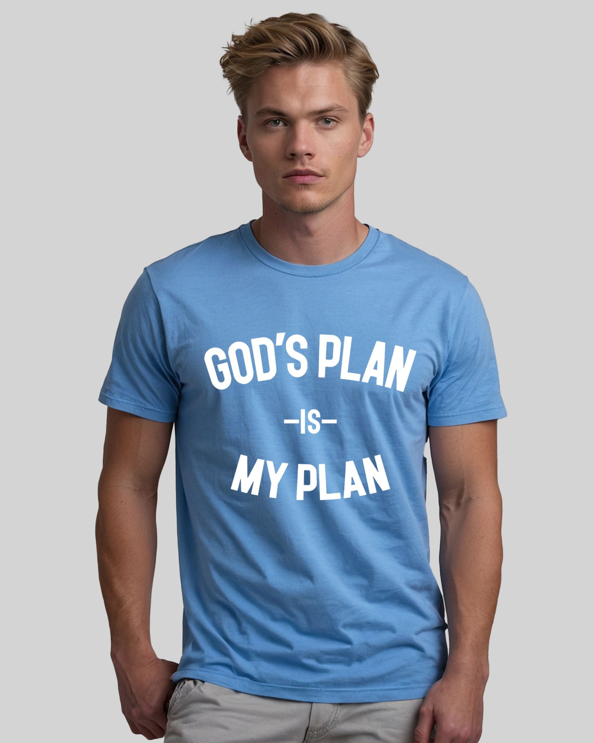 3 Tee Bundle God's Plan My Plan (Sage/Carolina Blue/Sunset)