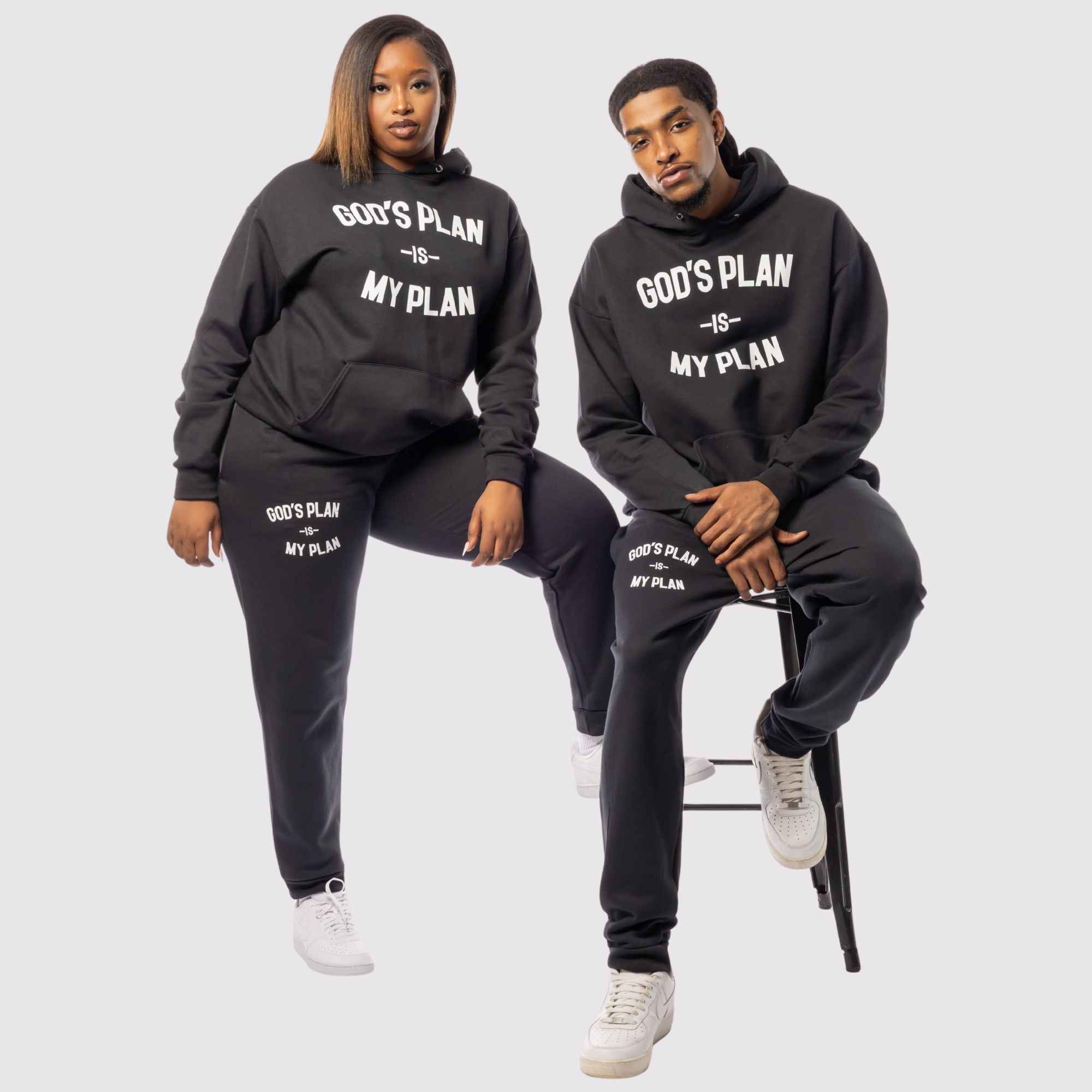 God's Plan My Plan Jogger Set