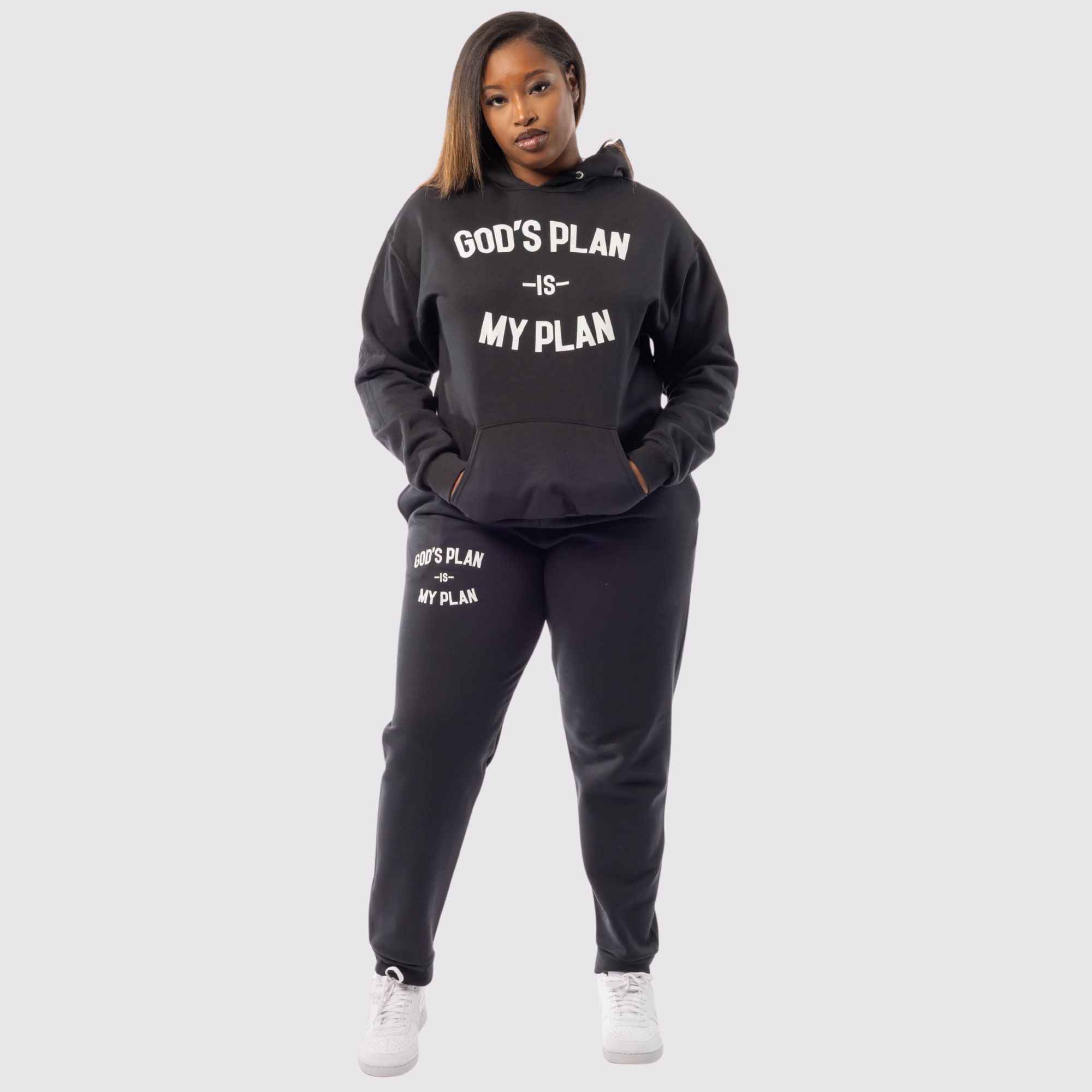 God's Plan My Plan Jogger Set