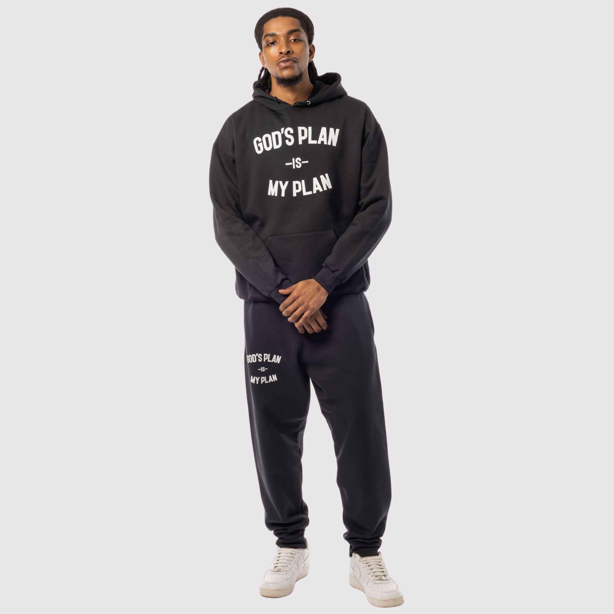 God's Plan My Plan Jogger Set