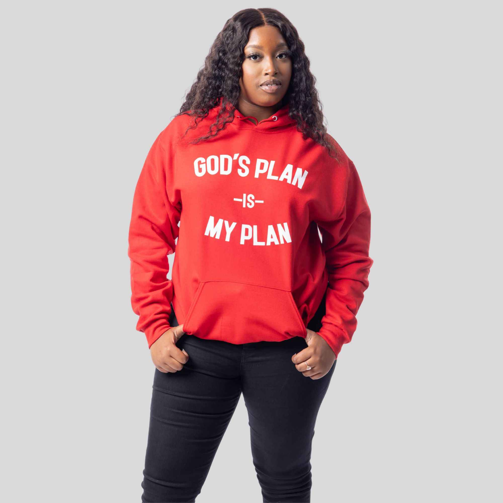 God's Plan Is My Plan Hoodie (Fire)