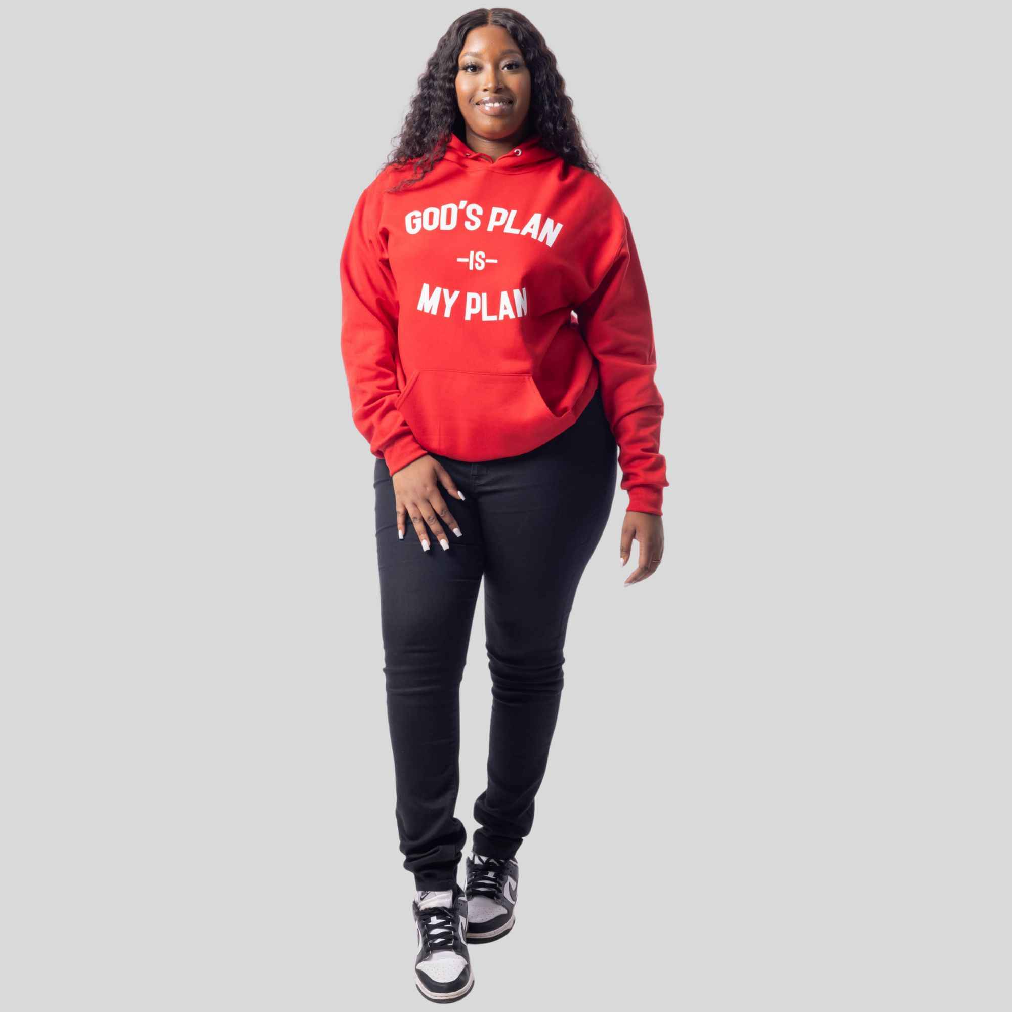 God's Plan Is My Plan Hoodie (Fire)