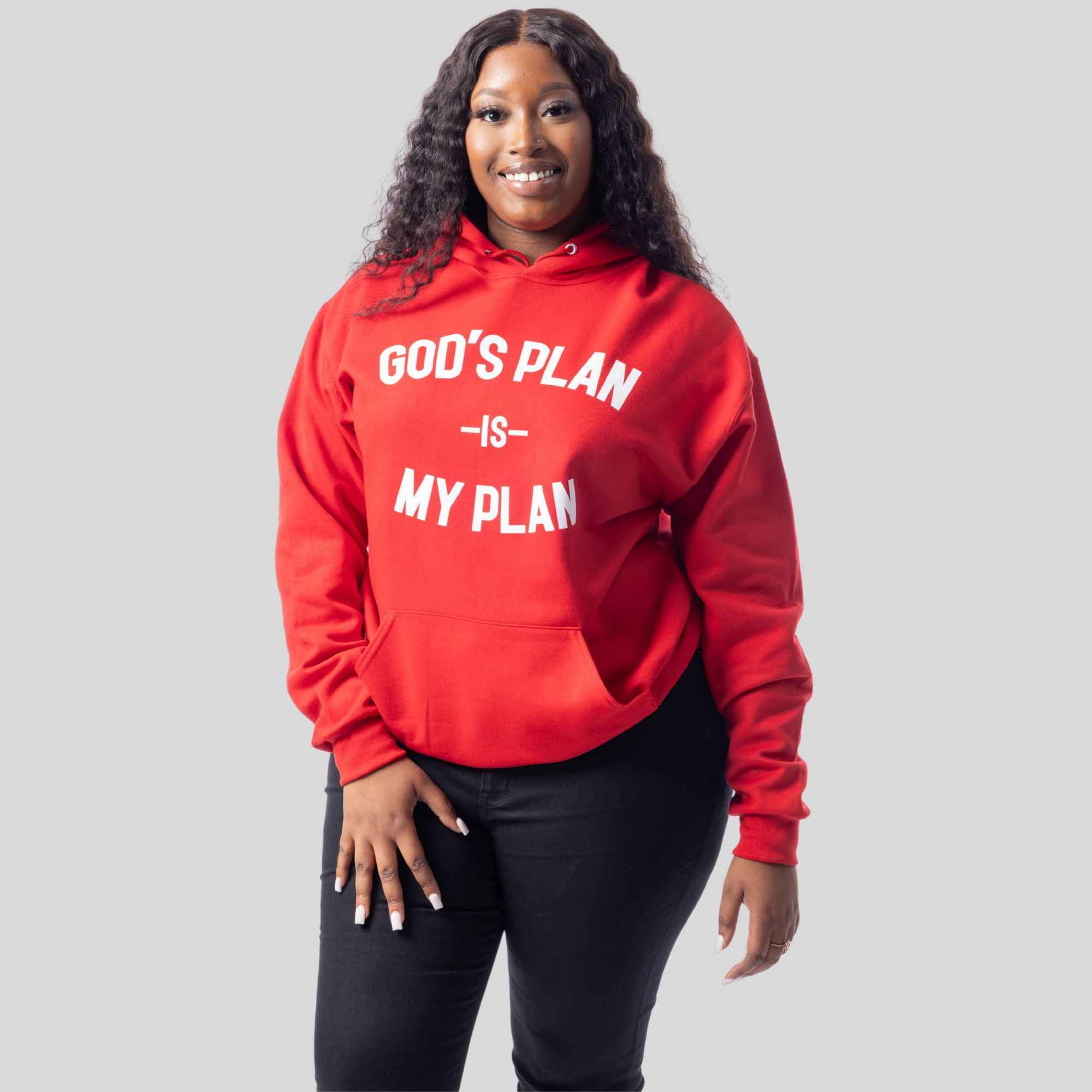 God's Plan Is My Plan Hoodie (Fire)