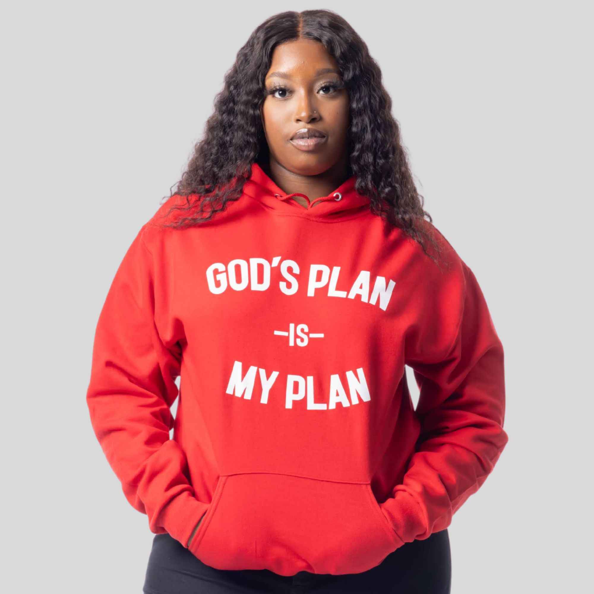God's Plan Is My Plan Hoodie (Fire)