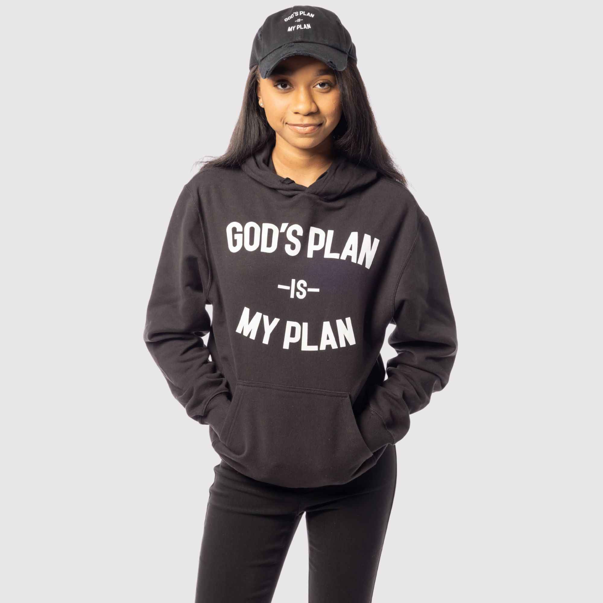 God's Plan My Plan Hoodie & Hat Bundle Eternal