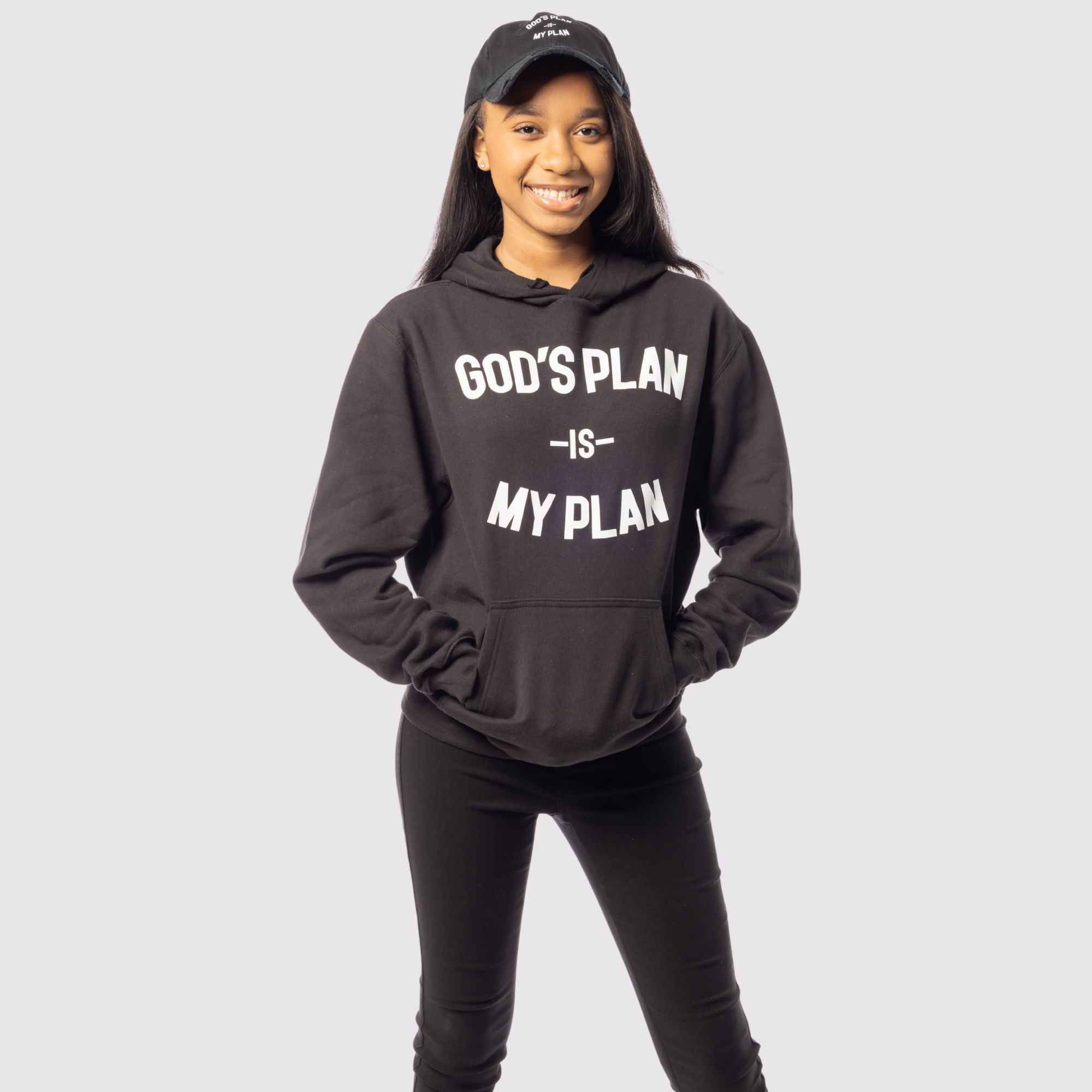 God's Plan My Plan Hoodie & Hat Bundle Eternal