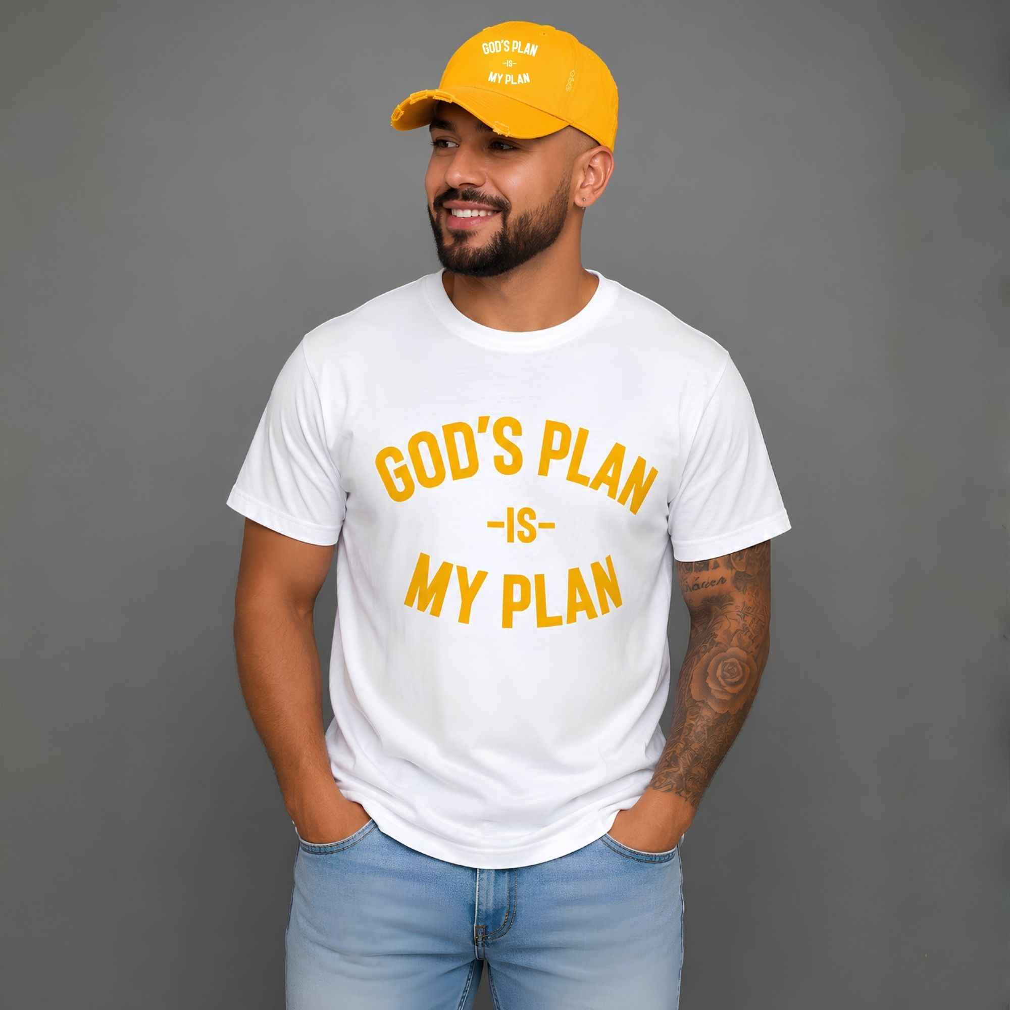 God's Plan My Plan T-Shirt & Hat Bundle Purpose