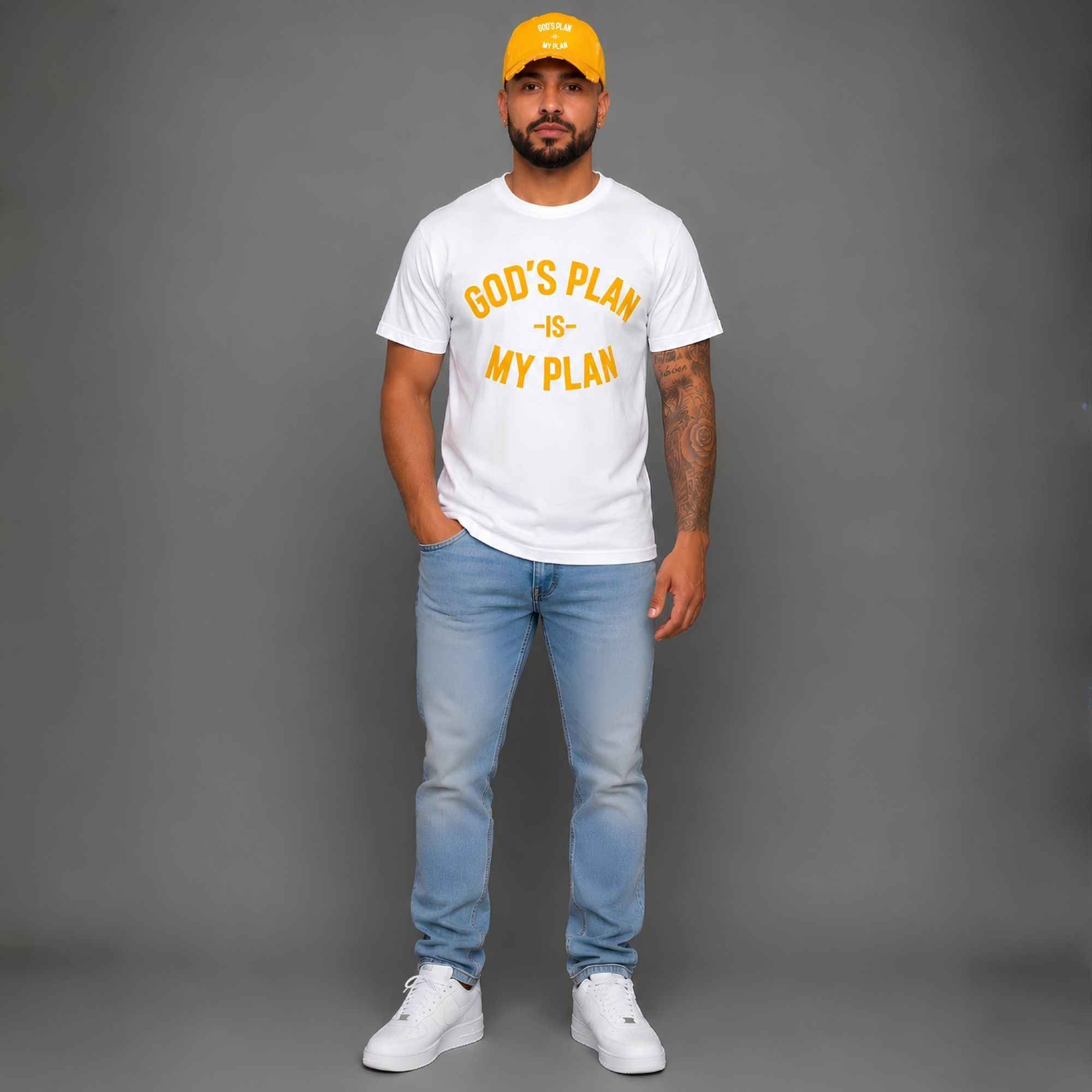 God's Plan My Plan T-Shirt & Hat Bundle Purpose