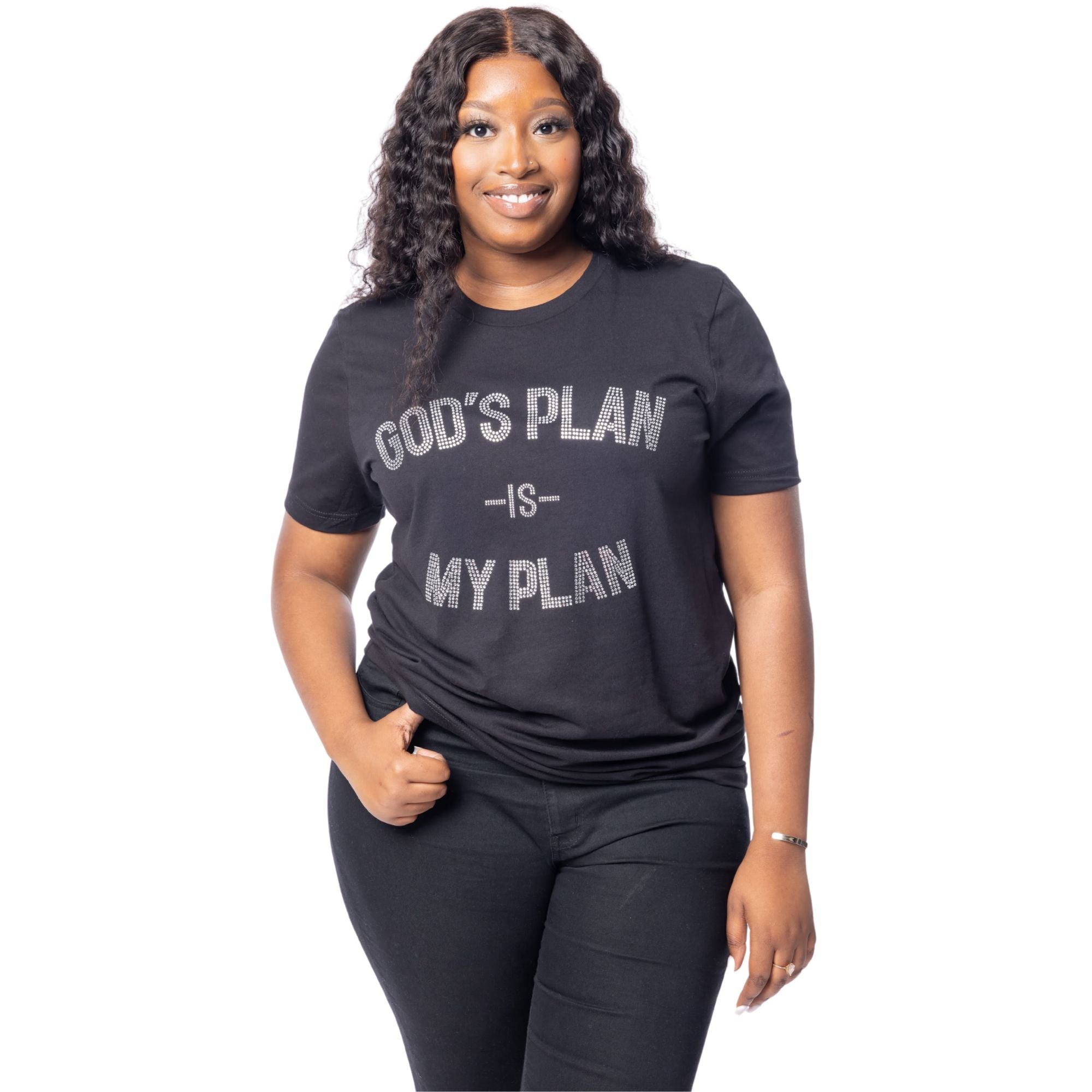 God's Plan My Plan rhinestone shirt, God's Plan My Plan, God's Plan, Used By God, Used By God Clothing, Christian Apparel, Christian T-Shirts, Christian Shirts, christian t shirts for women, Men's Christian T-Shirt, Christian Clothing, God Shirts, christian clothing t shirts, Christian Sweatshirts, womens christian t shirts, t-shirts about jesus, God Clothing, Jesus Hoodie, Jesus Clothes, God Is Dope, Art Of Homage, Red Letter Clothing, Elevated Faith, Beacon Threads, God's plan rhinestone shirt