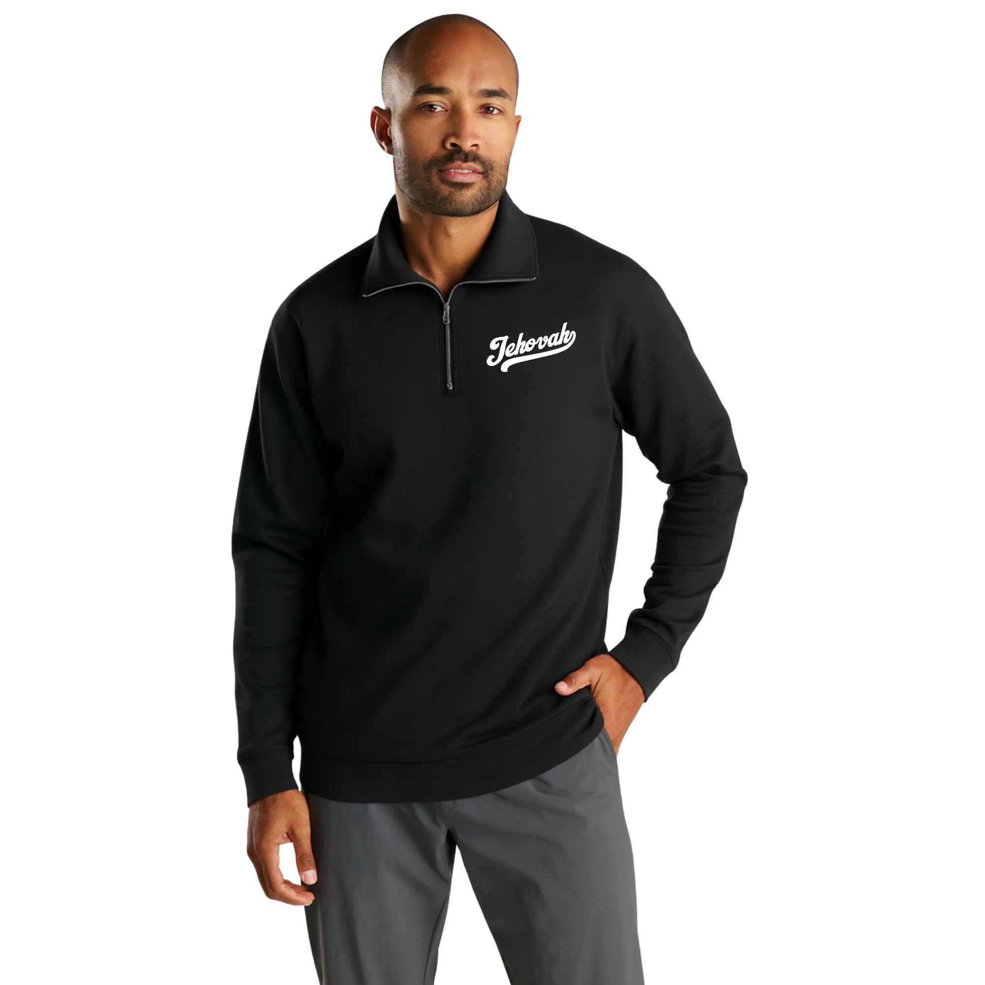 Jehovah Quarter Zip Pullover, Used By God, Used By God Clothing, Christian Apparel, Christian T-Shirts, Christian Shirts, christian t shirts for women, Men's Christian T-Shirt, Christian Clothing, God Shirts, christian clothing t shirts, Christian Sweatshirts, womens christian t shirts, t-shirts about jesus, God Clothing, Jesus Hoodie, Jesus Clothes, God Is Dope, Art Of Homage, Red Letter Clothing, Elevated Faith, Beacon Threads, God The Father Apparel, Jehovah Jireh Shirt, Polo Quarterzip