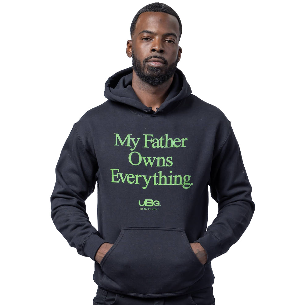 My Father Owns Everything Leaf/Black, Used By God, Used By God Clothing, Christian Apparel, Christian Hoodies, Christian Clothing, Christian Shirts, God Shirts, Christian Sweatshirts, God Clothing, Jesus Hoodie, christian clothing t shirts, Jesus Clothes, t-shirts about jesus, hoodies near me, Christian Tshirts, God Is Dope, Art Of Homage, Red Letter Clothing, Elevated Faith, Active Faith Sports, Beacon Threads, God The Father Apparel