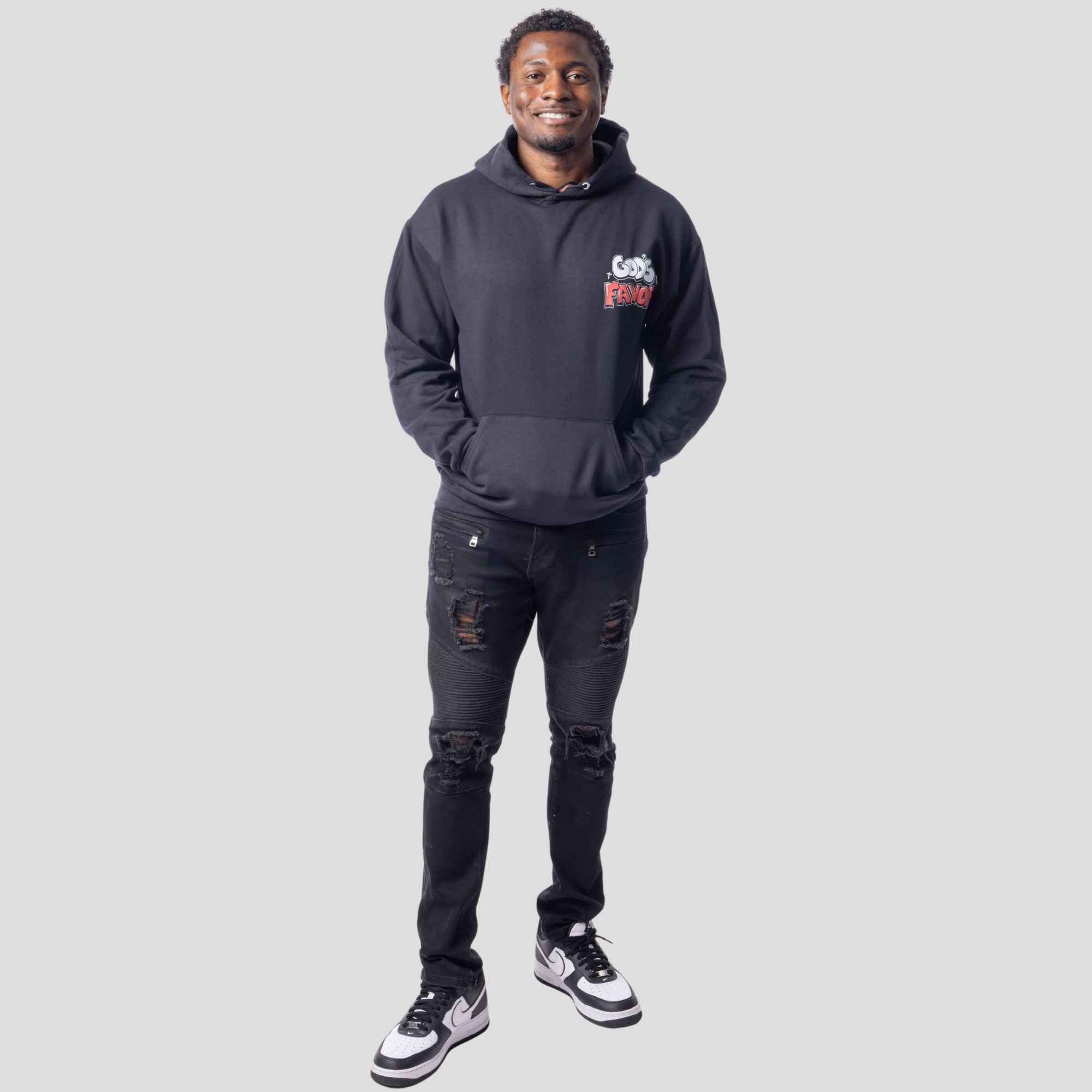 Walking In God's Favor Hoodie (Eternal) + FREE TEE