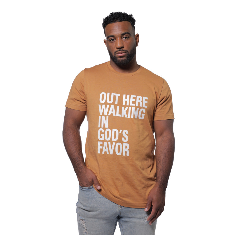 Walking In God's Favor Original Tee, Used By God, Used By God Clothing, Christian Apparel, Christian T-Shirts, Christian Shirts, christian t shirts for women, Men's Christian T-Shirt, Christian Clothing, God Shirts, christian clothing t shirts, Christian Sweatshirts, womens christian t shirts, t-shirts about jesus, God Clothing, Jesus Hoodie, Jesus Clothes, God Is Dope, Art Of Homage, Red Letter Clothing, Elevated Faith, Beacon Threads, God The Father Apparel
