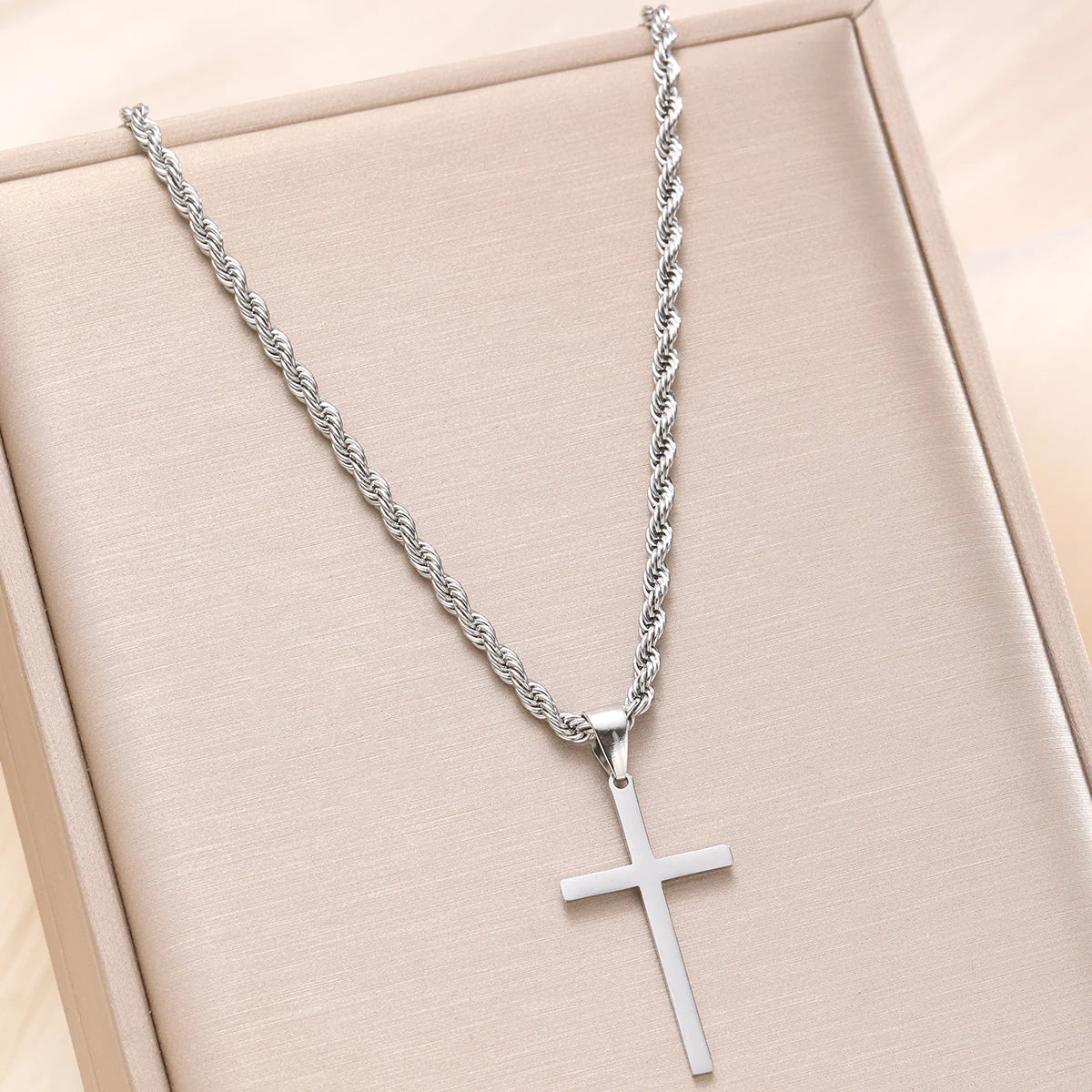Minimalist Cross Pendant Necklace