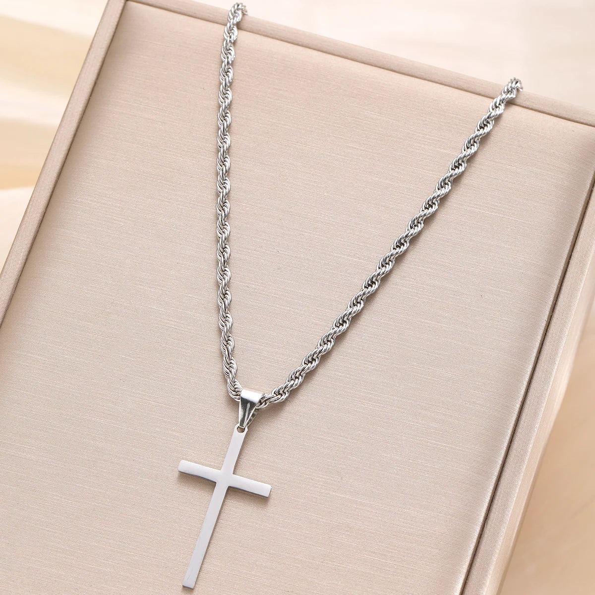 Minimalist Cross Pendant Necklace